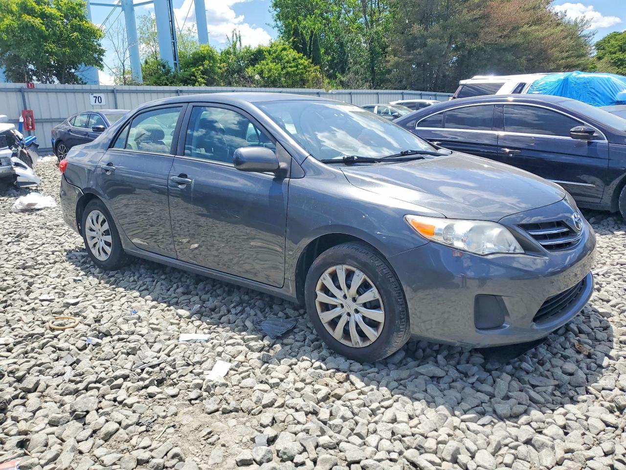 2012 Toyota Corolla Le Gray vin: 2T1BU4EE7CC875837