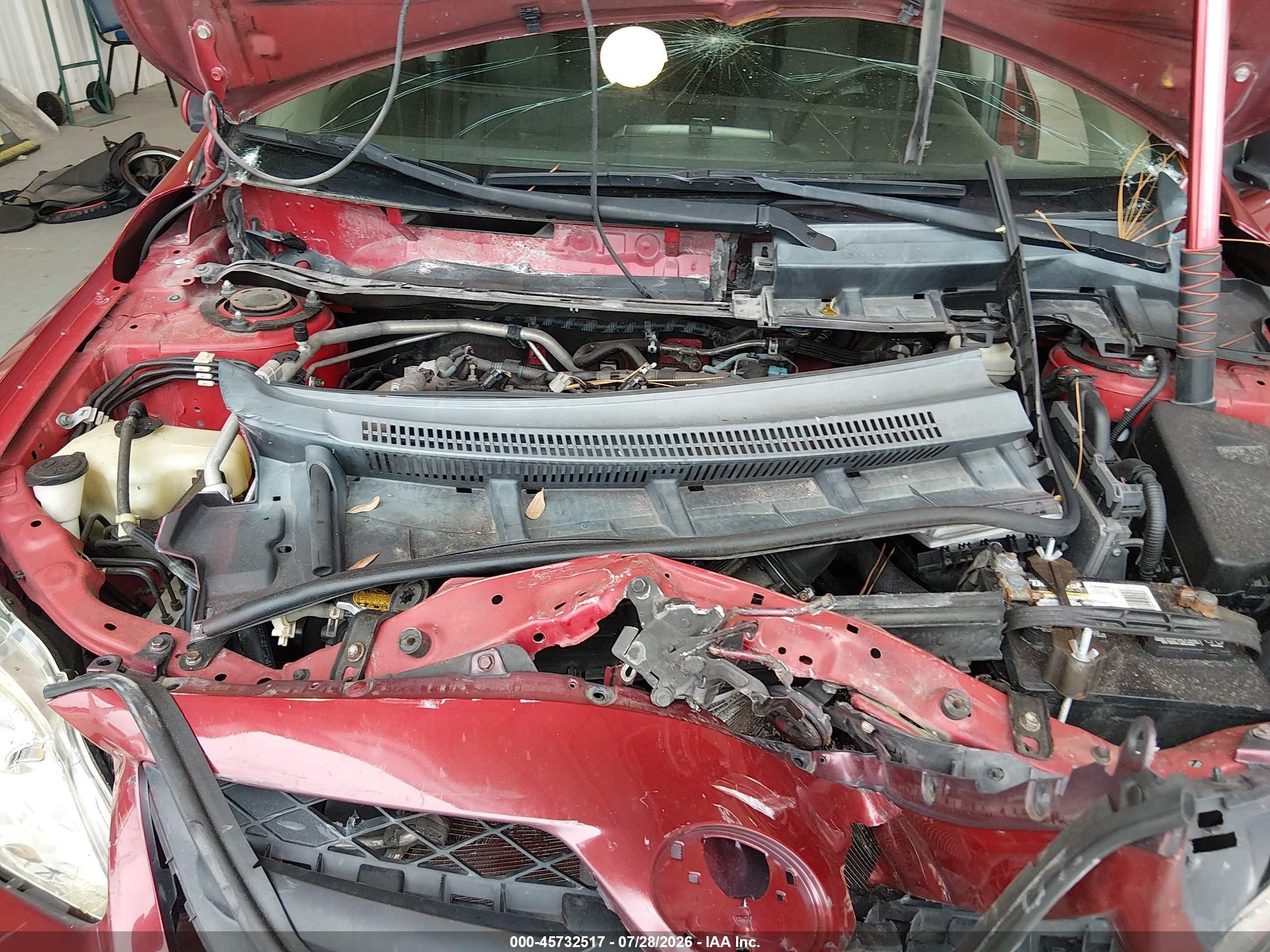2012 Toyota Corolla S Красный vin: 2T1BU4EE7CC878060