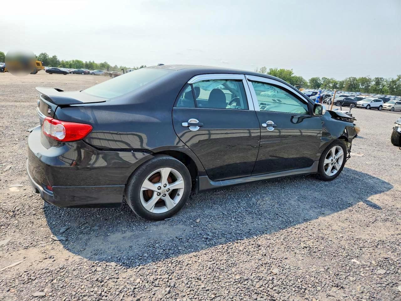 2012 Toyota Corolla Black vin: 2T1BU4EE7CC885686