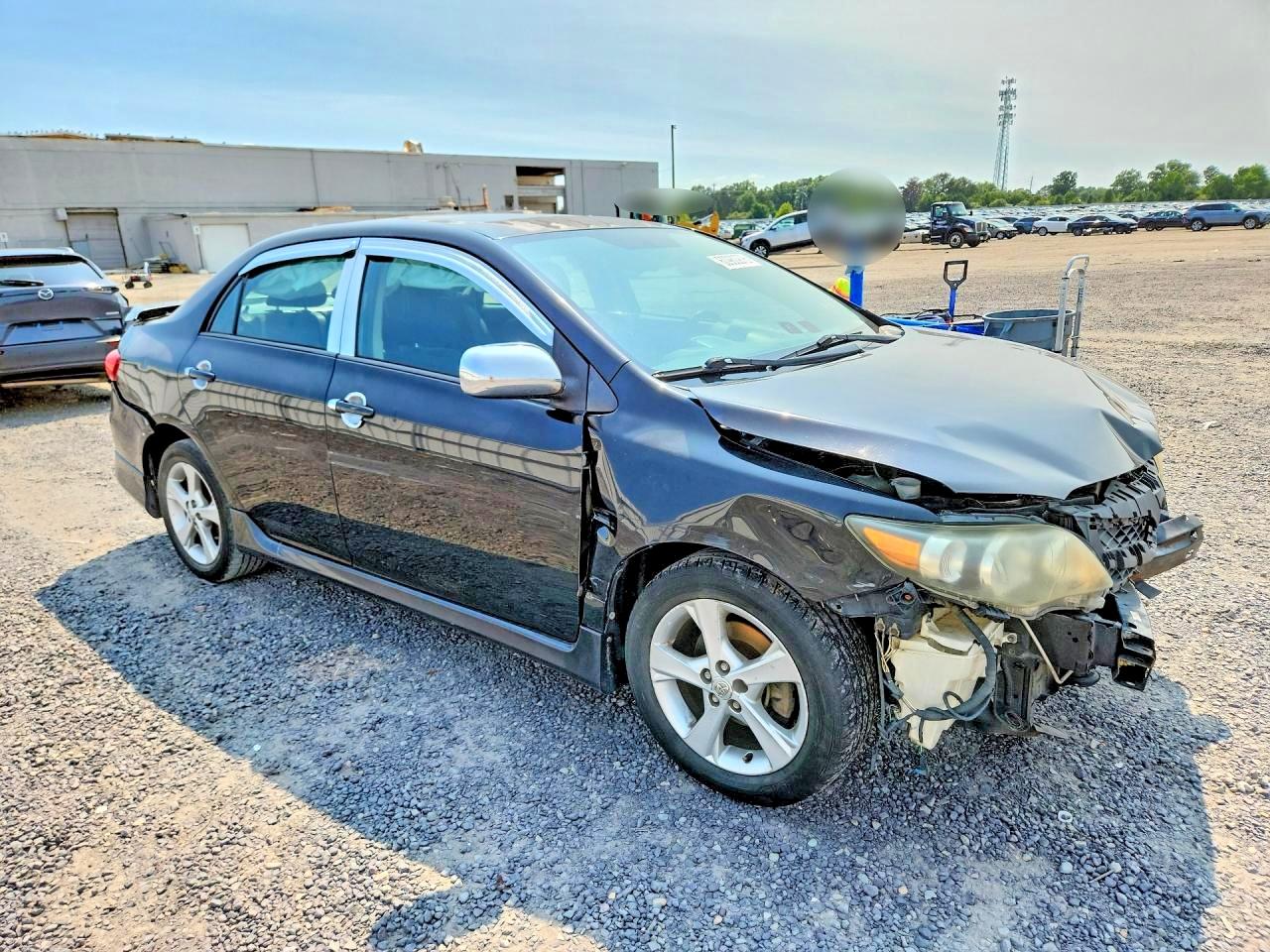 2012 Toyota Corolla Black vin: 2T1BU4EE7CC885686