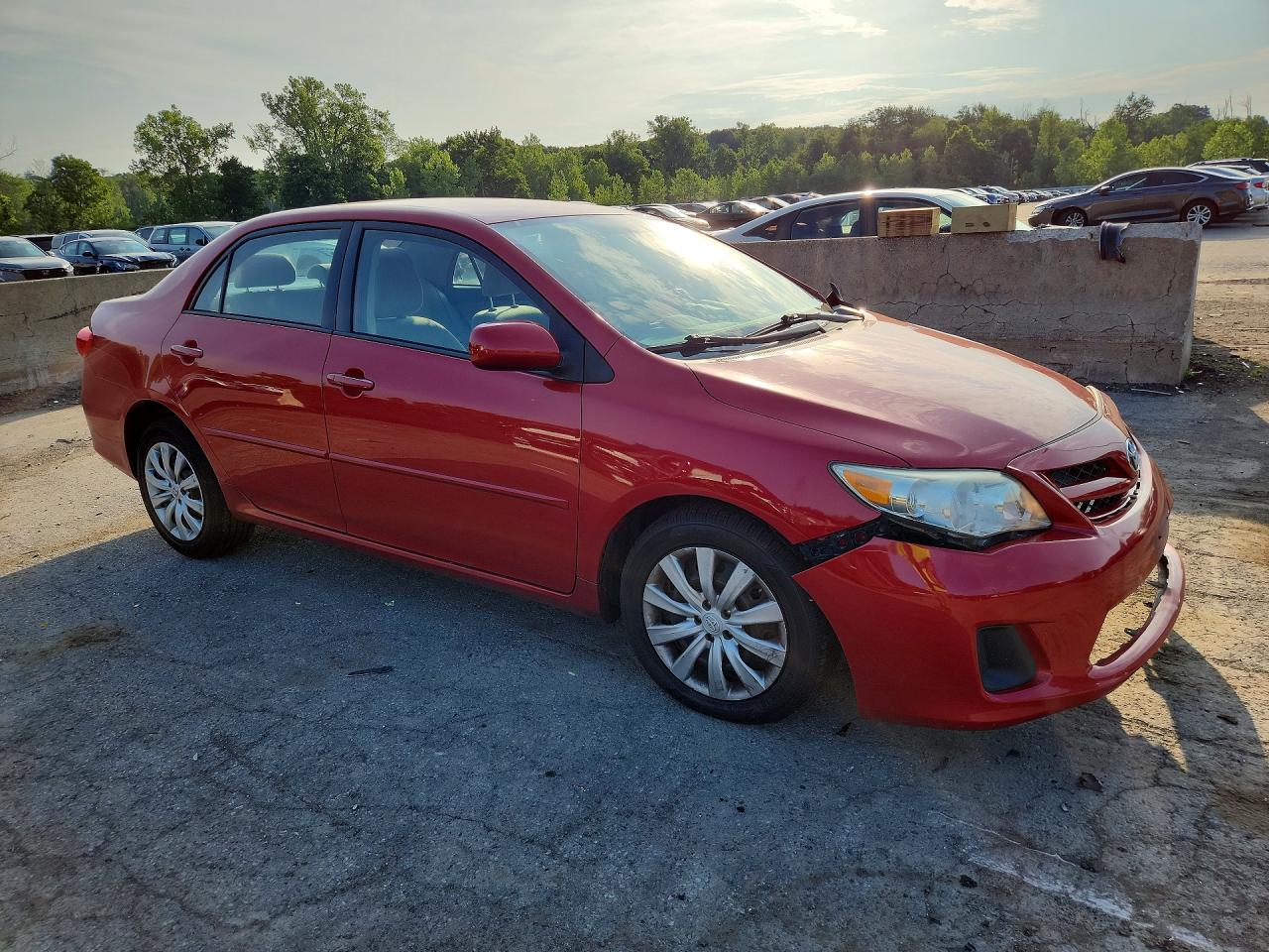 2012 Toyota Corolla Le Red vin: 2T1BU4EE7CC886501