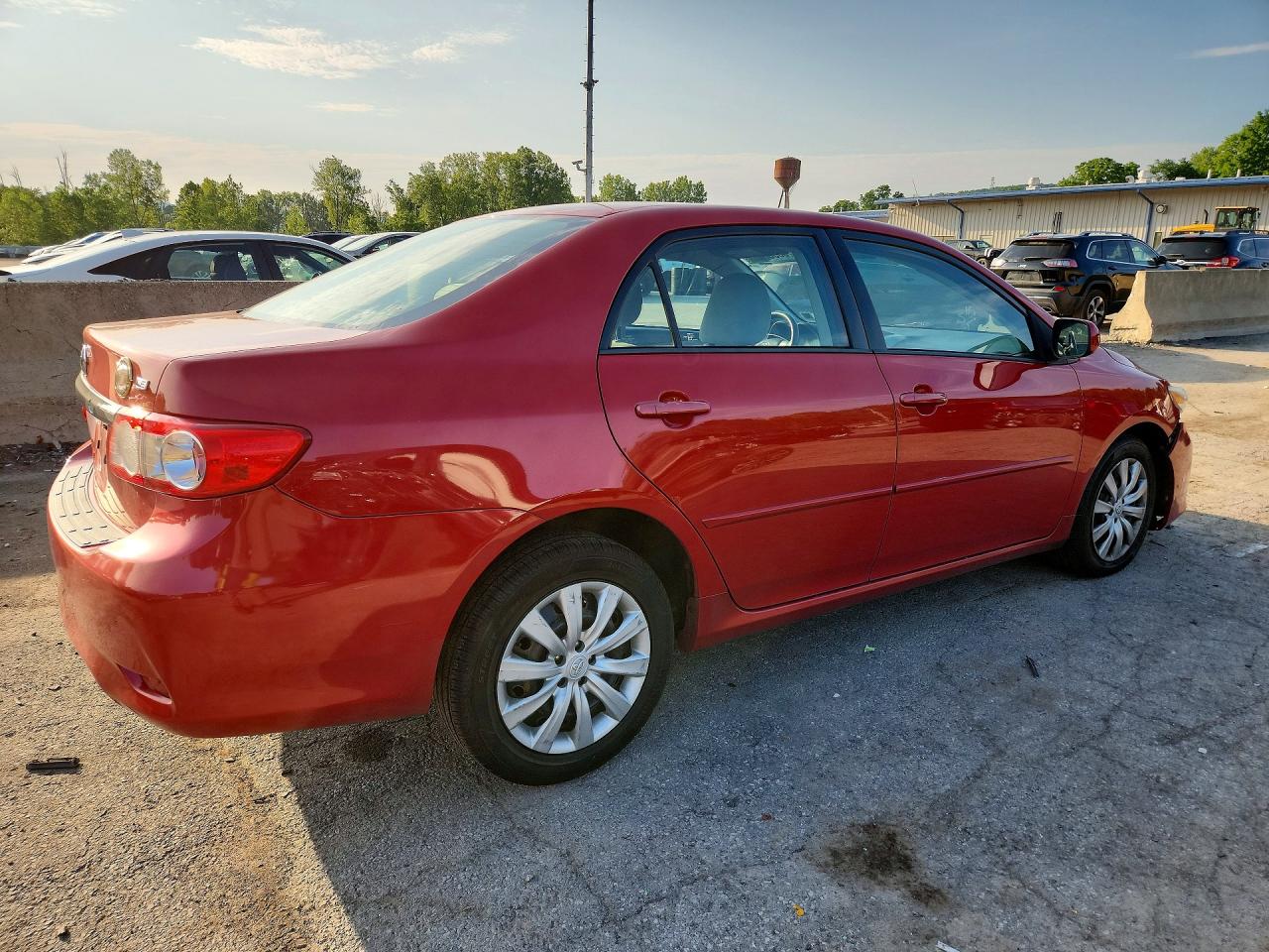 2012 Toyota Corolla Le Red vin: 2T1BU4EE7CC886501