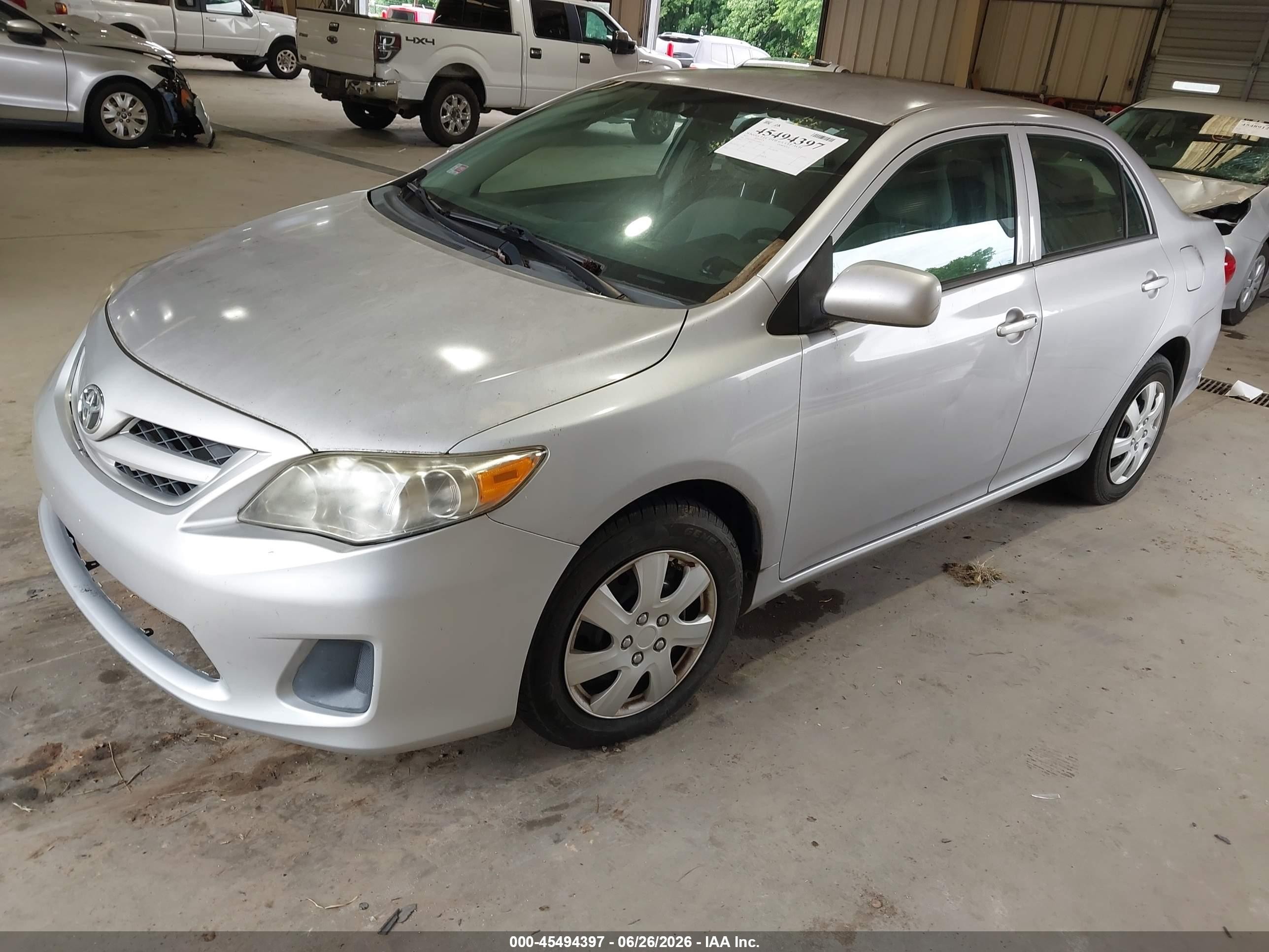 2012 Toyota Corolla L Silver vin: 2T1BU4EE7CC892976