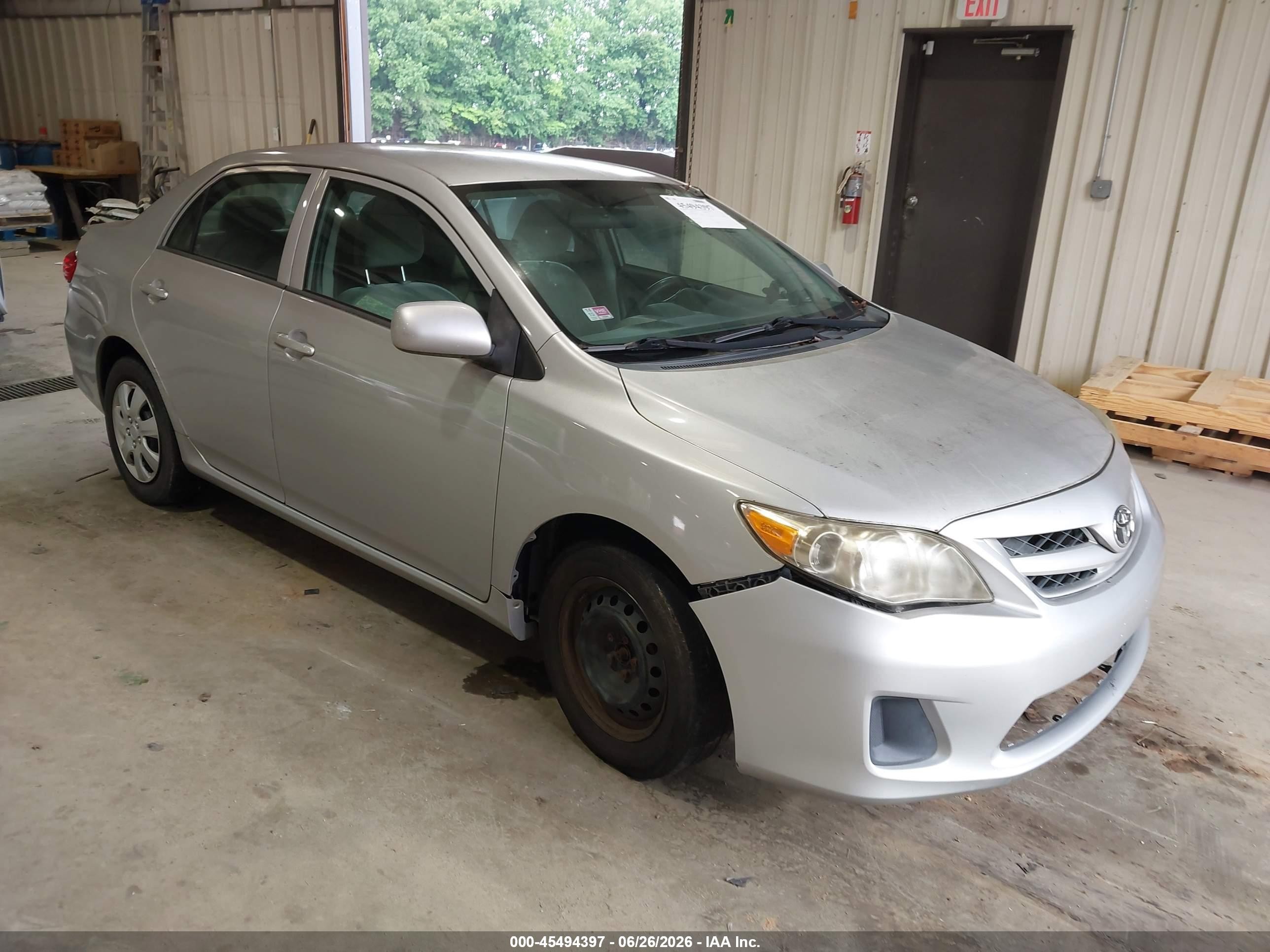 2012 Toyota Corolla L Silver vin: 2T1BU4EE7CC892976