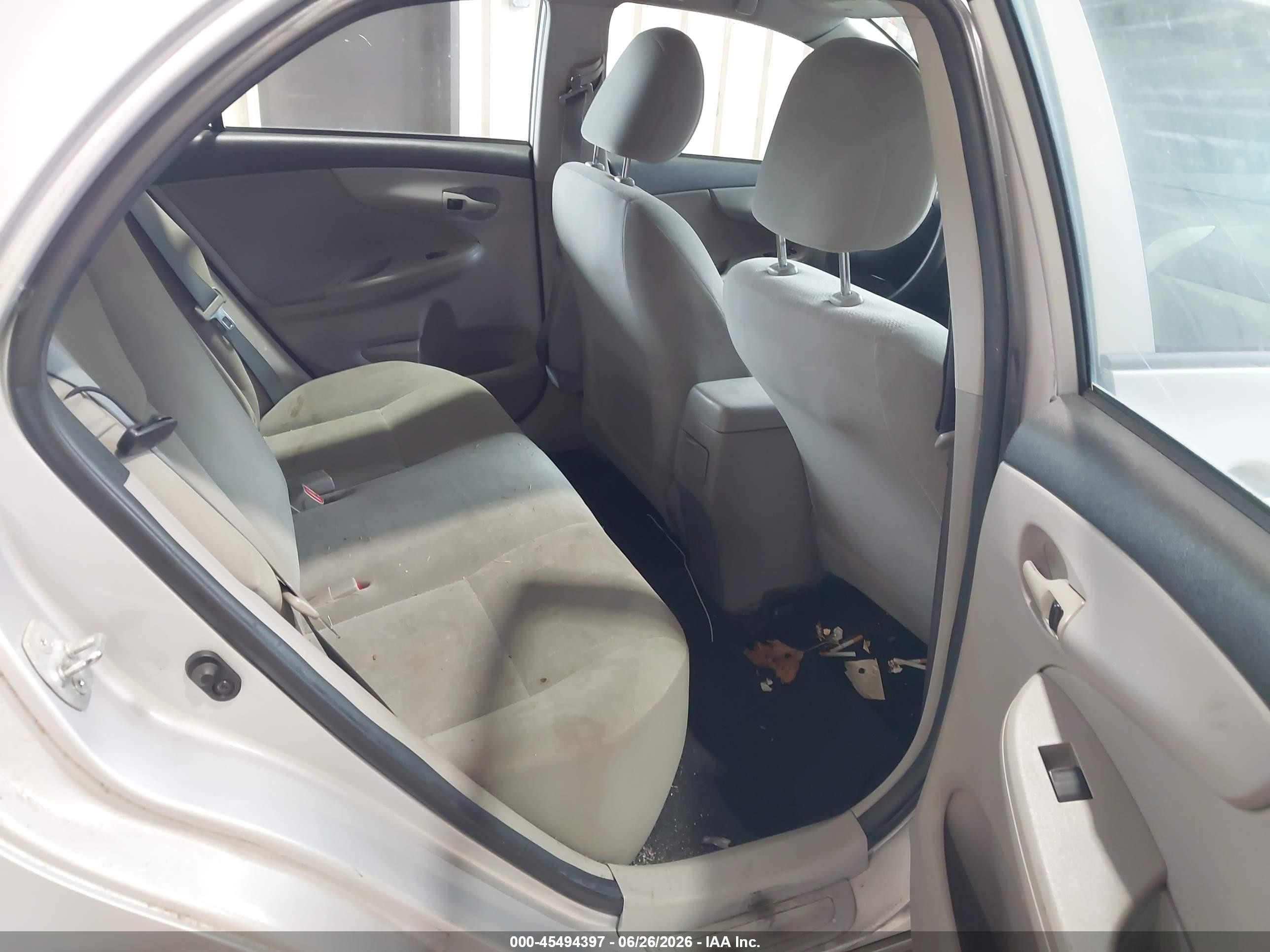 2012 Toyota Corolla L Silver vin: 2T1BU4EE7CC892976