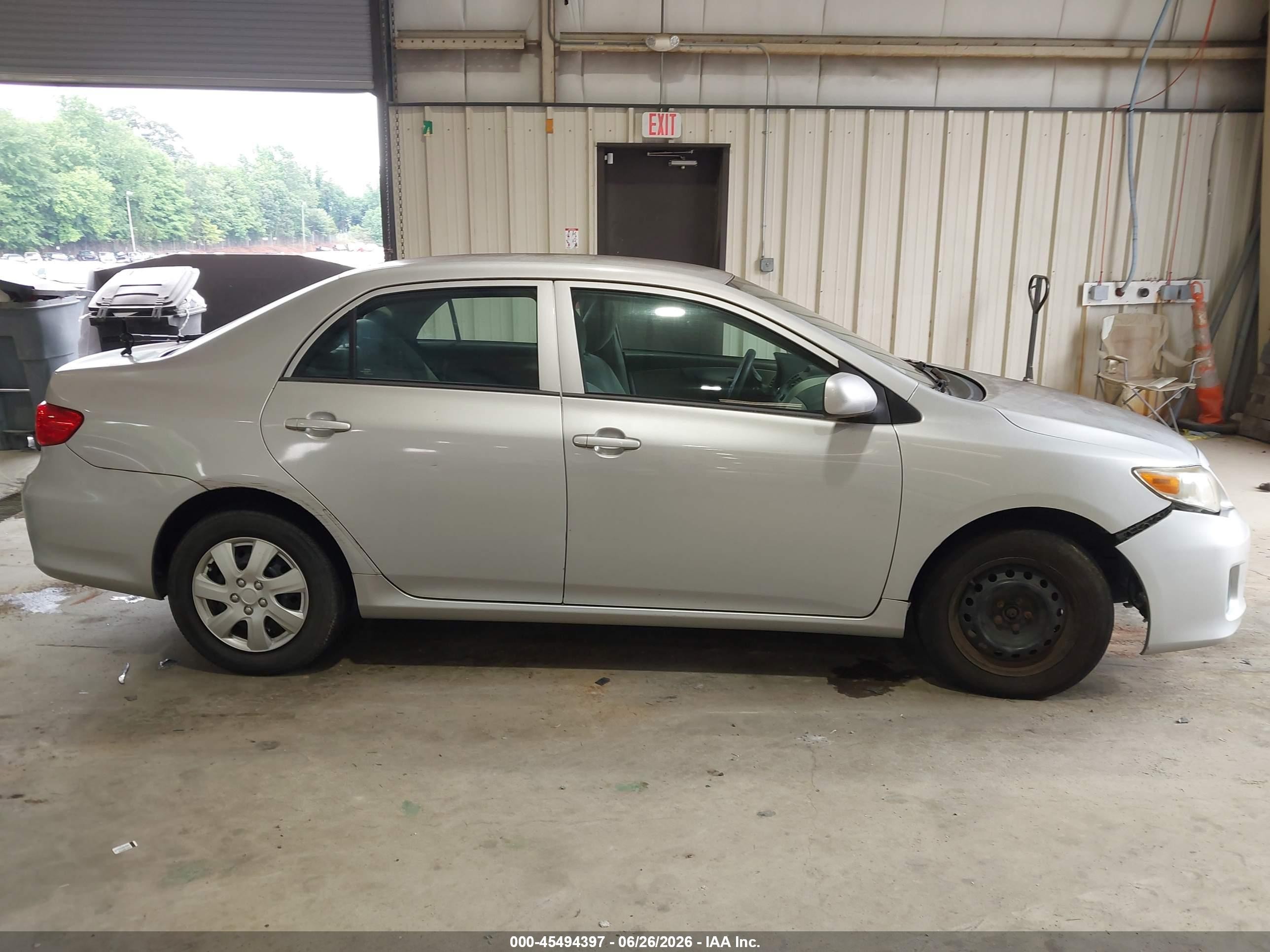 2012 Toyota Corolla L Silver vin: 2T1BU4EE7CC892976