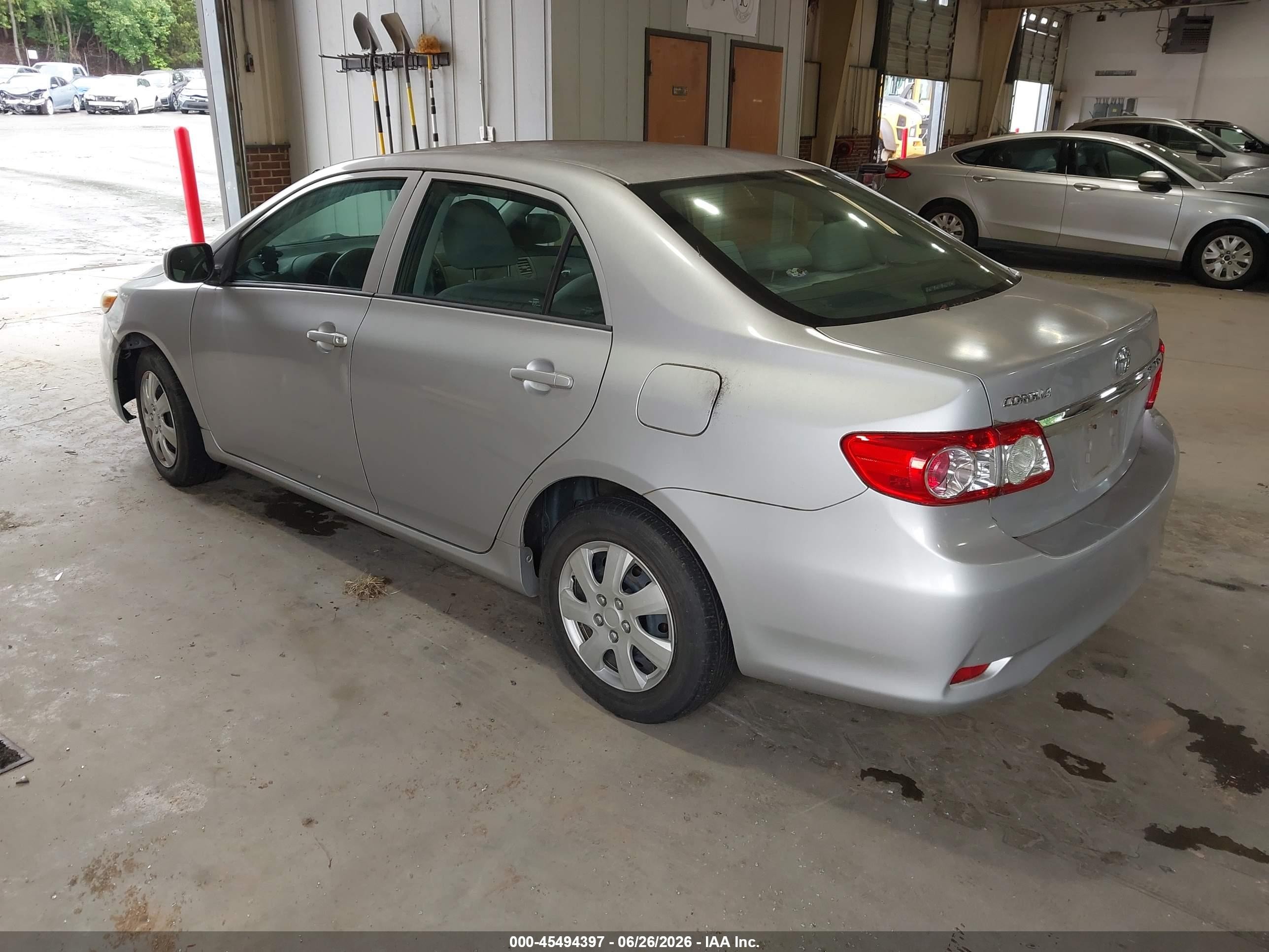 2012 Toyota Corolla L Silver vin: 2T1BU4EE7CC892976