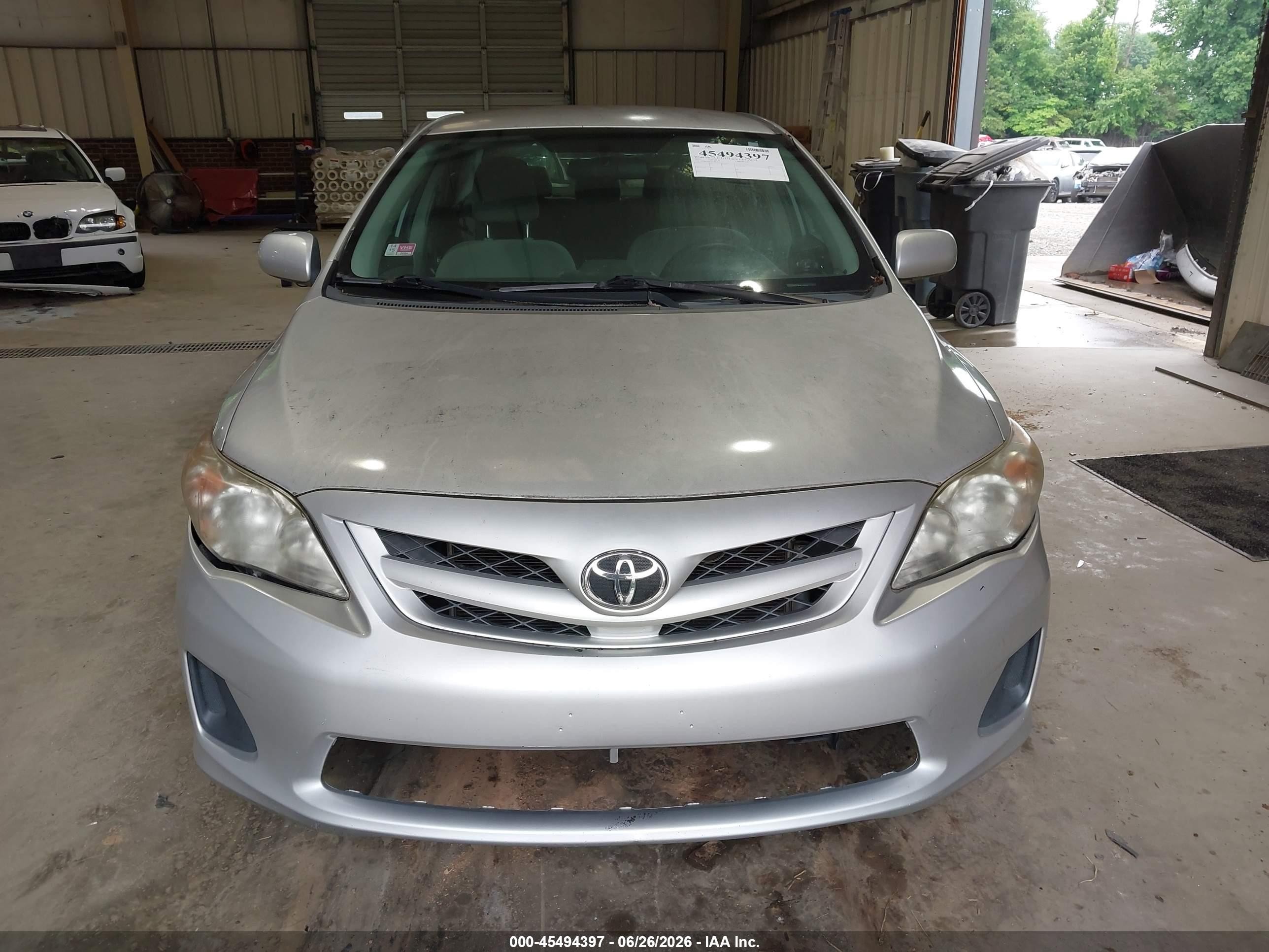 2012 Toyota Corolla L Silver vin: 2T1BU4EE7CC892976