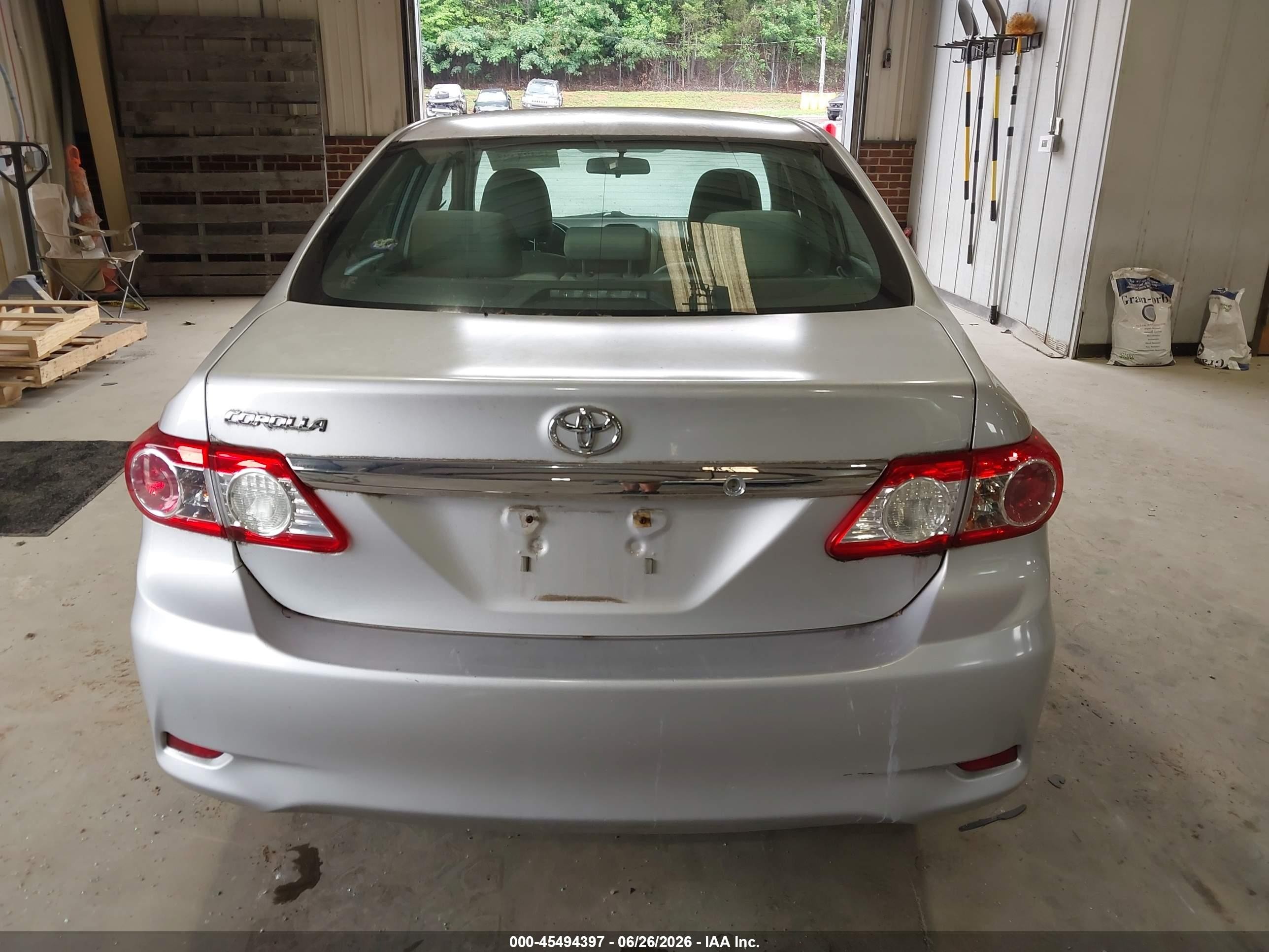2012 Toyota Corolla L Silver vin: 2T1BU4EE7CC892976