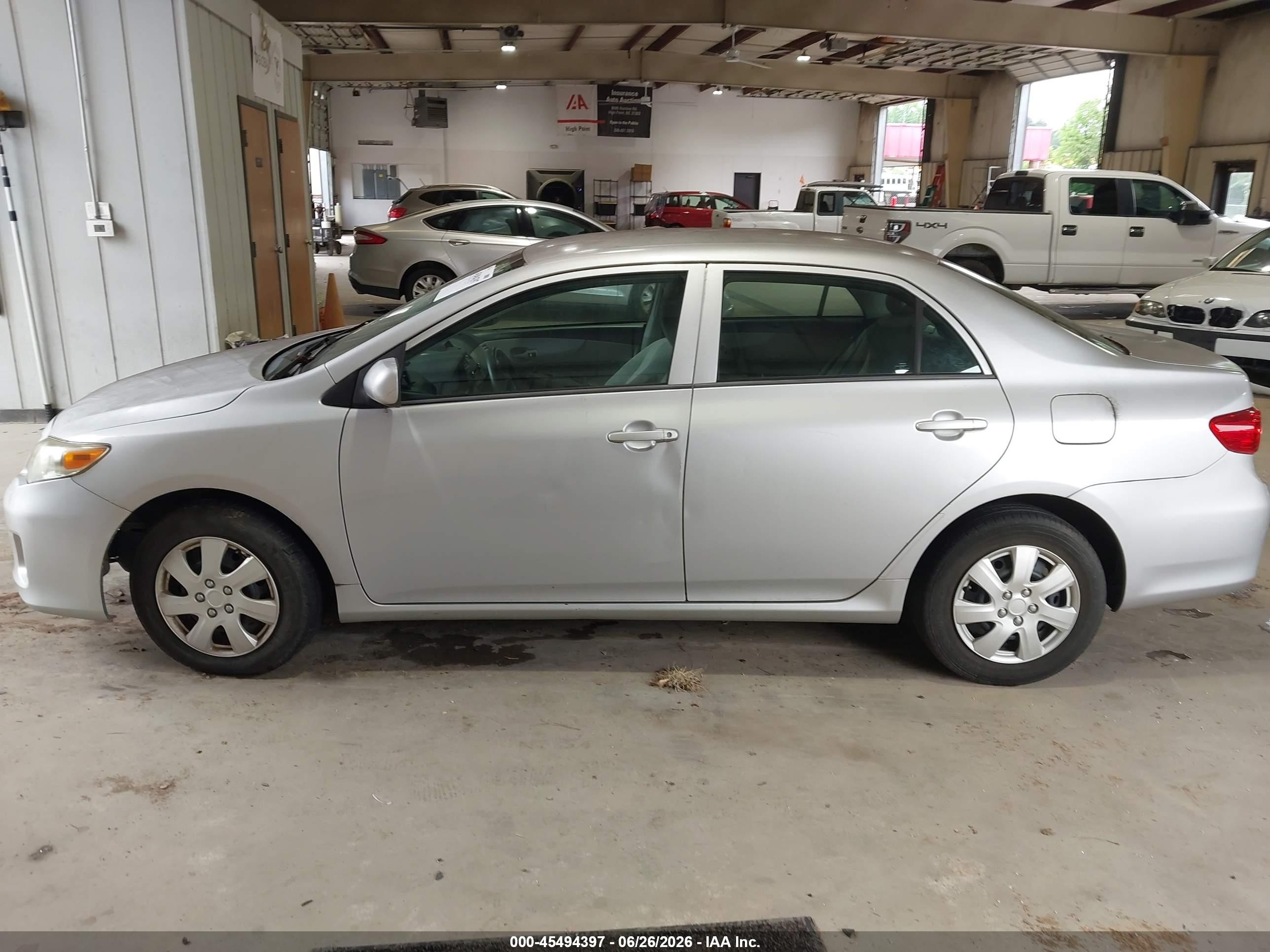 2012 Toyota Corolla L Silver vin: 2T1BU4EE7CC892976