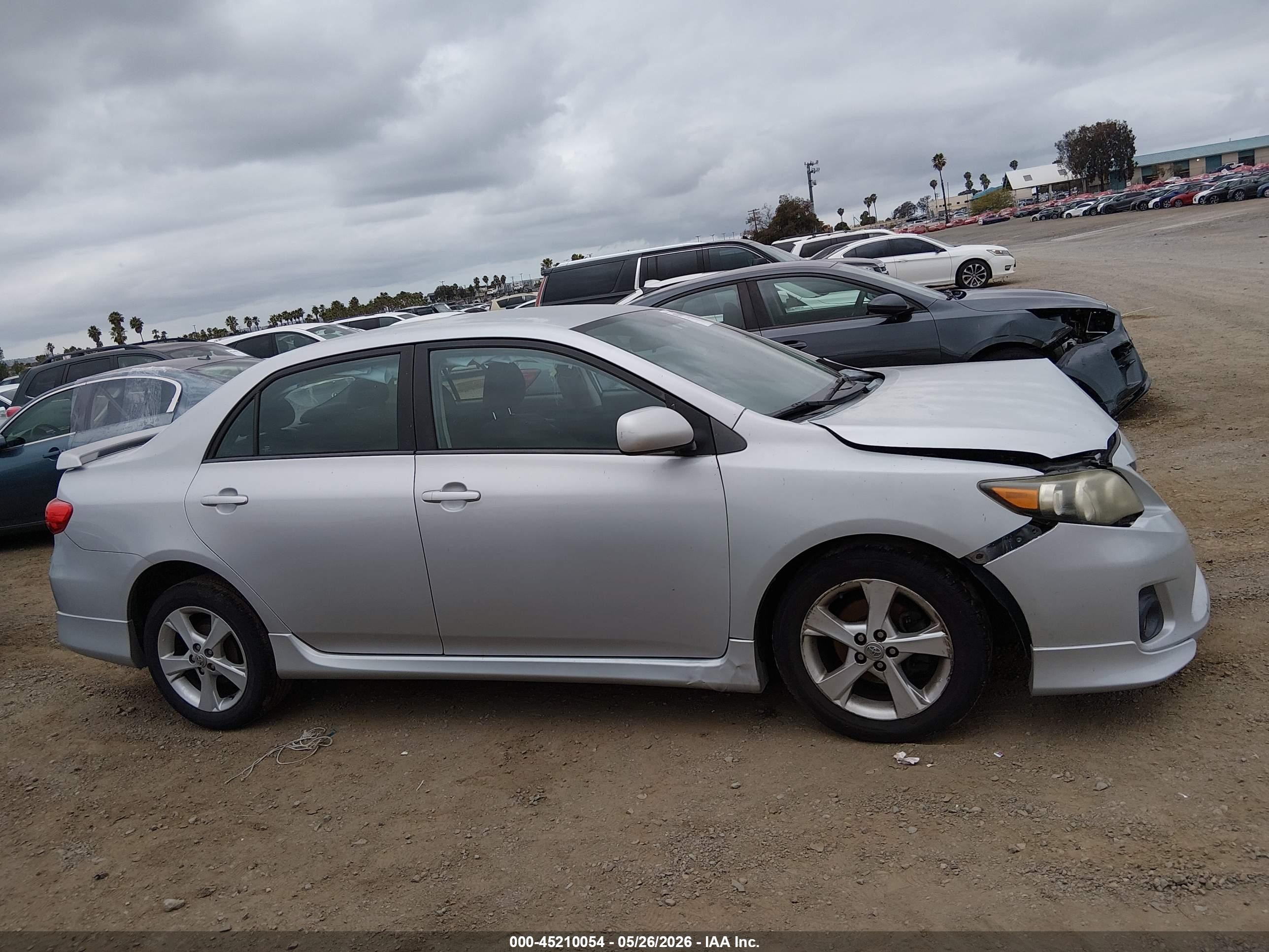 2012 Toyota Corolla S Silver vin: 2T1BU4EE7CC895330