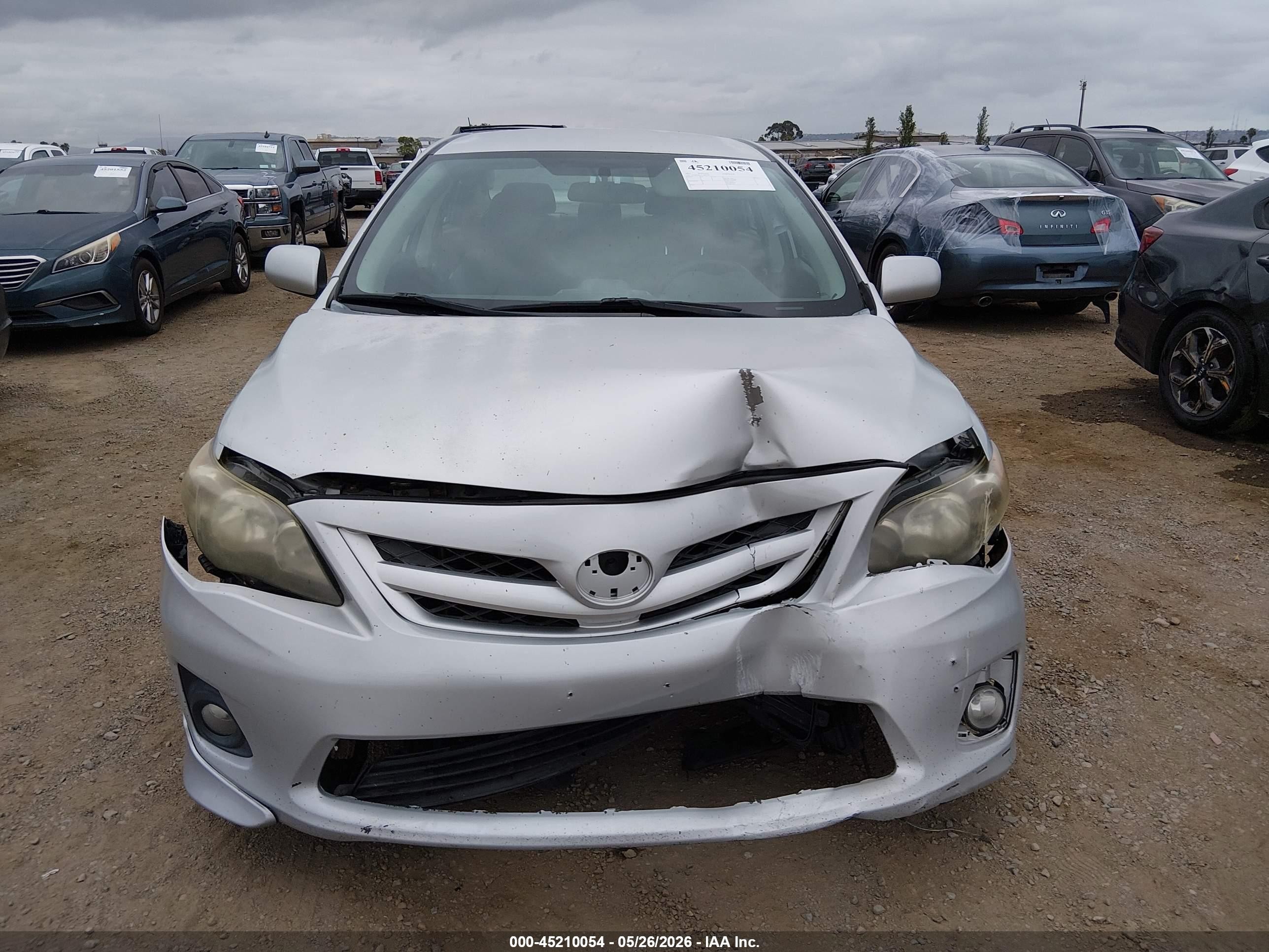 2012 Toyota Corolla S Silver vin: 2T1BU4EE7CC895330