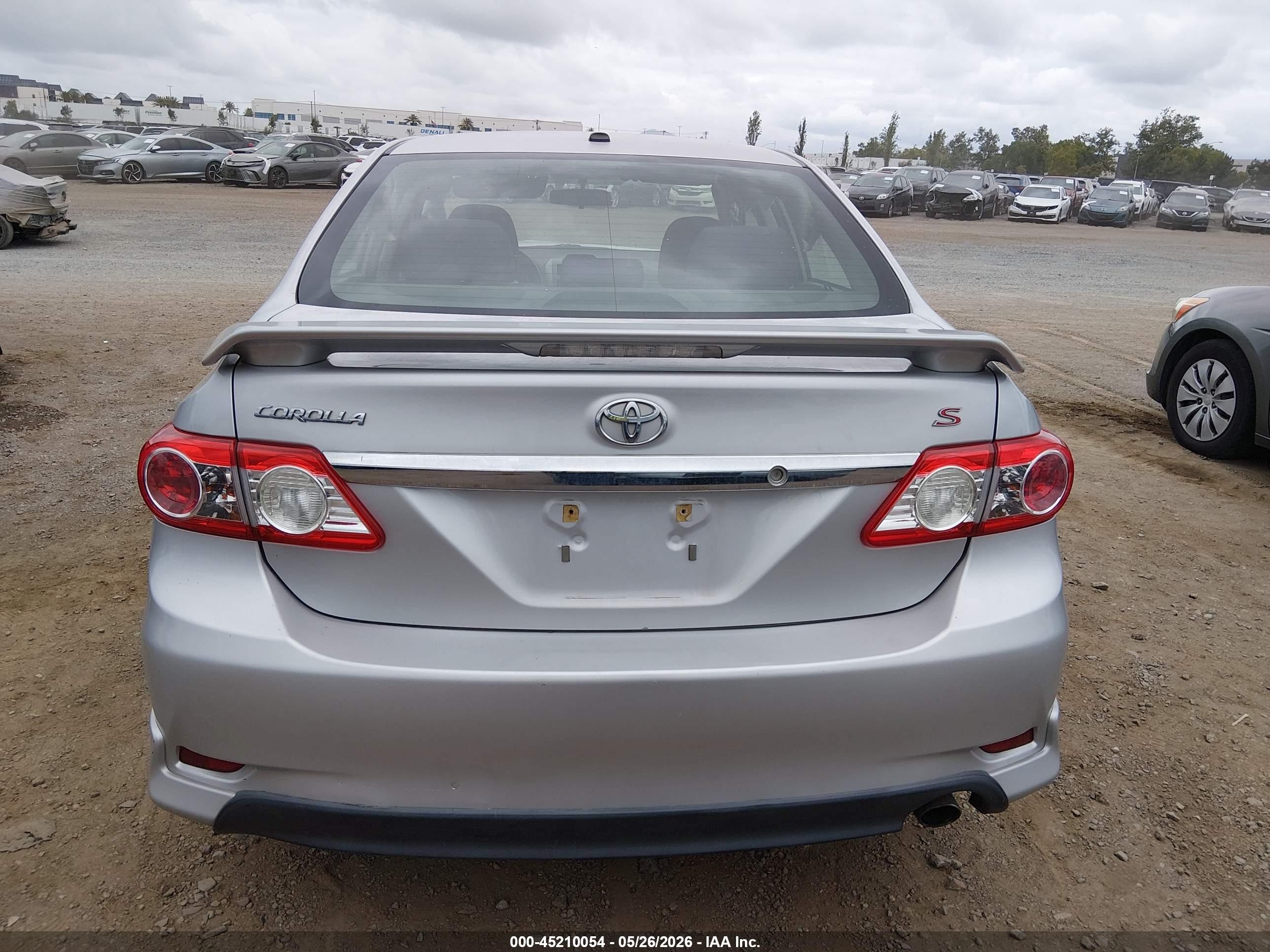 2012 Toyota Corolla S Silver vin: 2T1BU4EE7CC895330