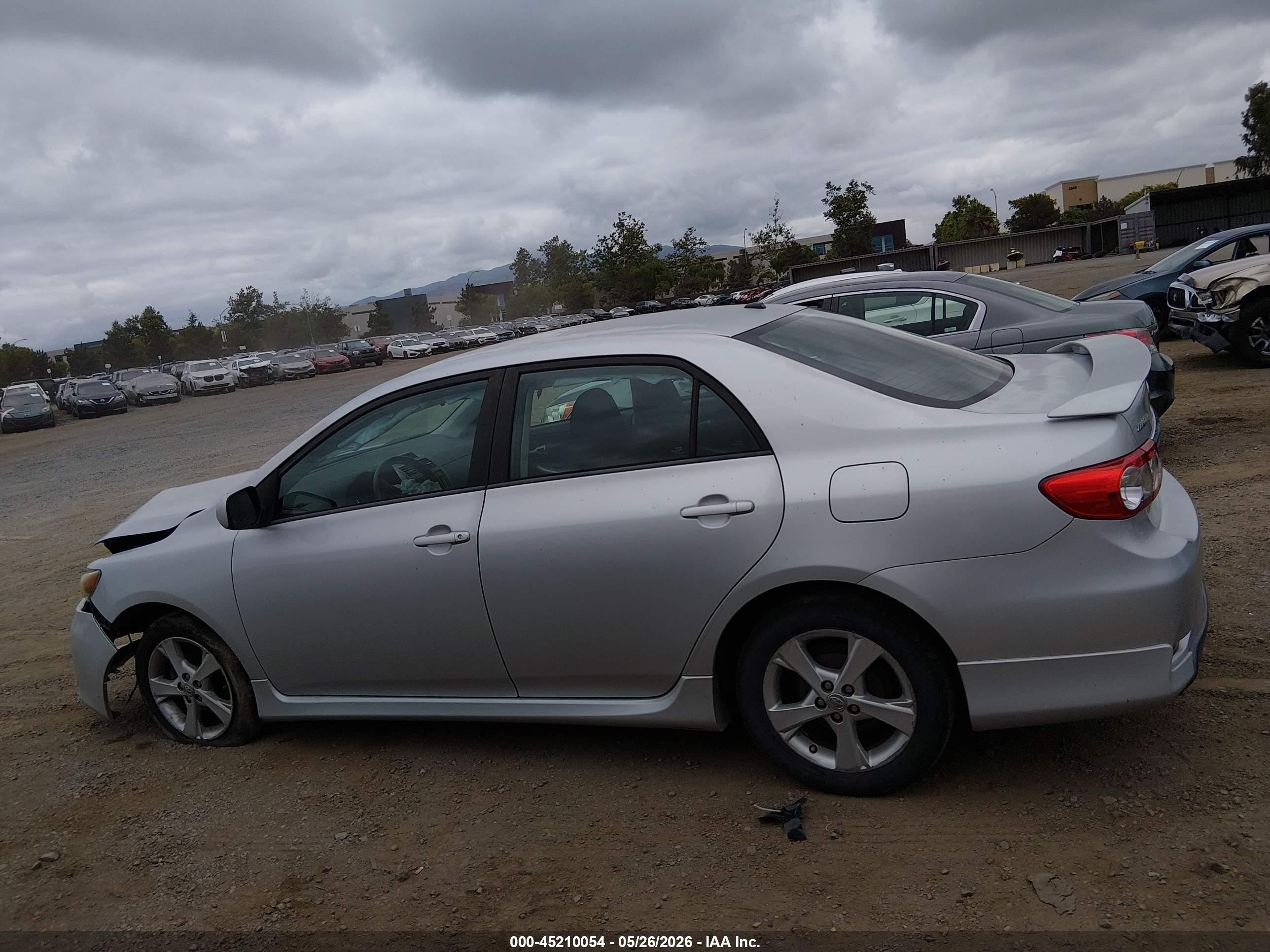 2012 Toyota Corolla S Silver vin: 2T1BU4EE7CC895330