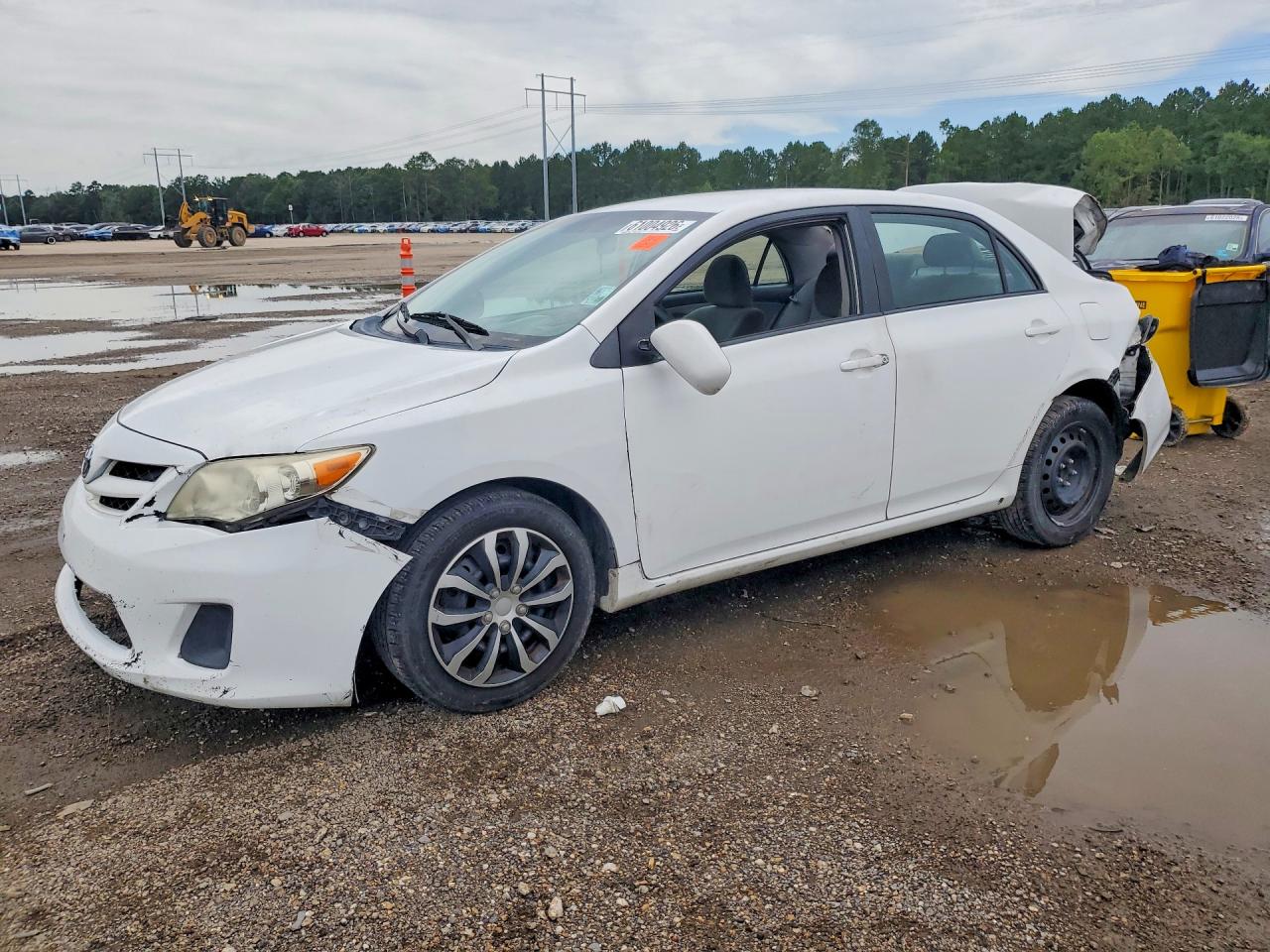 2012 Toyota Corolla White vin: 2T1BU4EE7CC896932