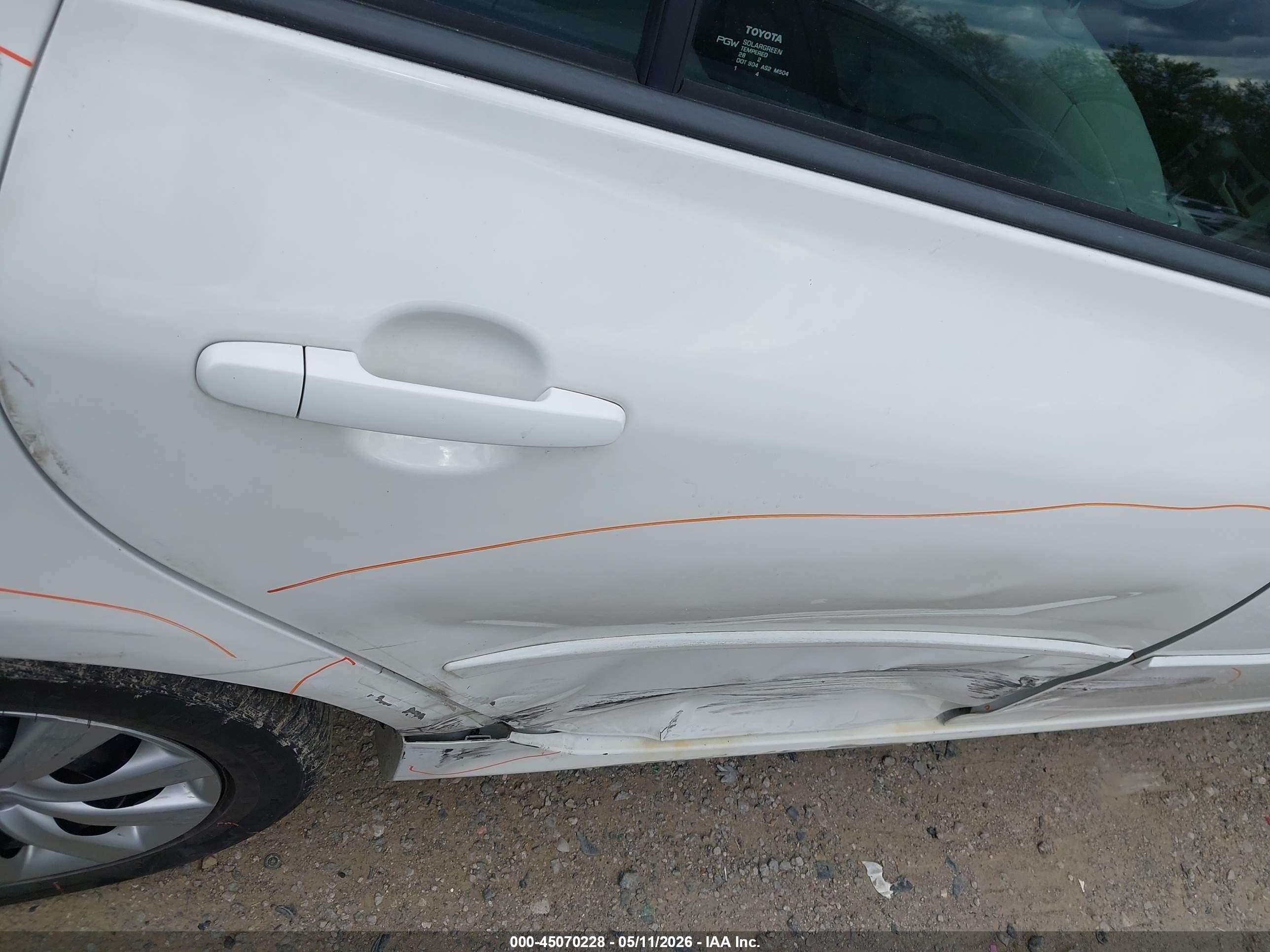 2012 Toyota Corolla Le White vin: 2T1BU4EE7CC910697