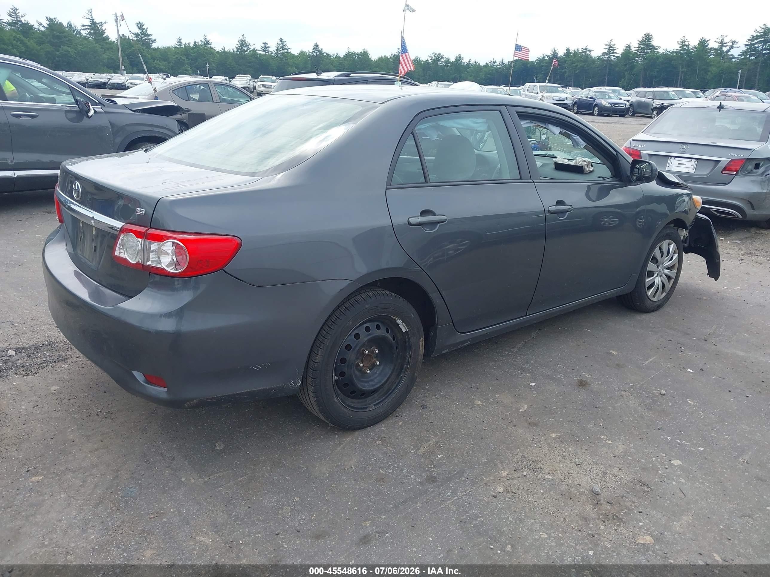 2012 Toyota Corolla Le Gray vin: 2T1BU4EE7CC912644