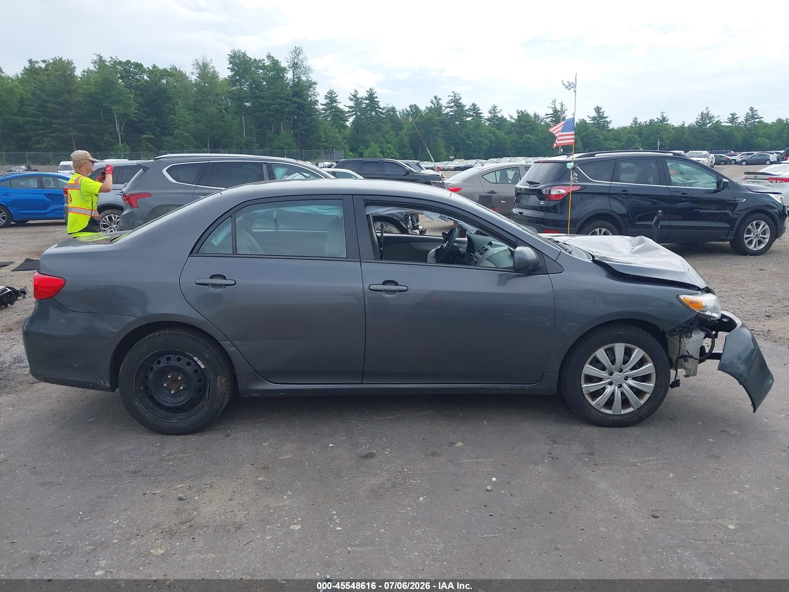 2012 Toyota Corolla Le Gray vin: 2T1BU4EE7CC912644