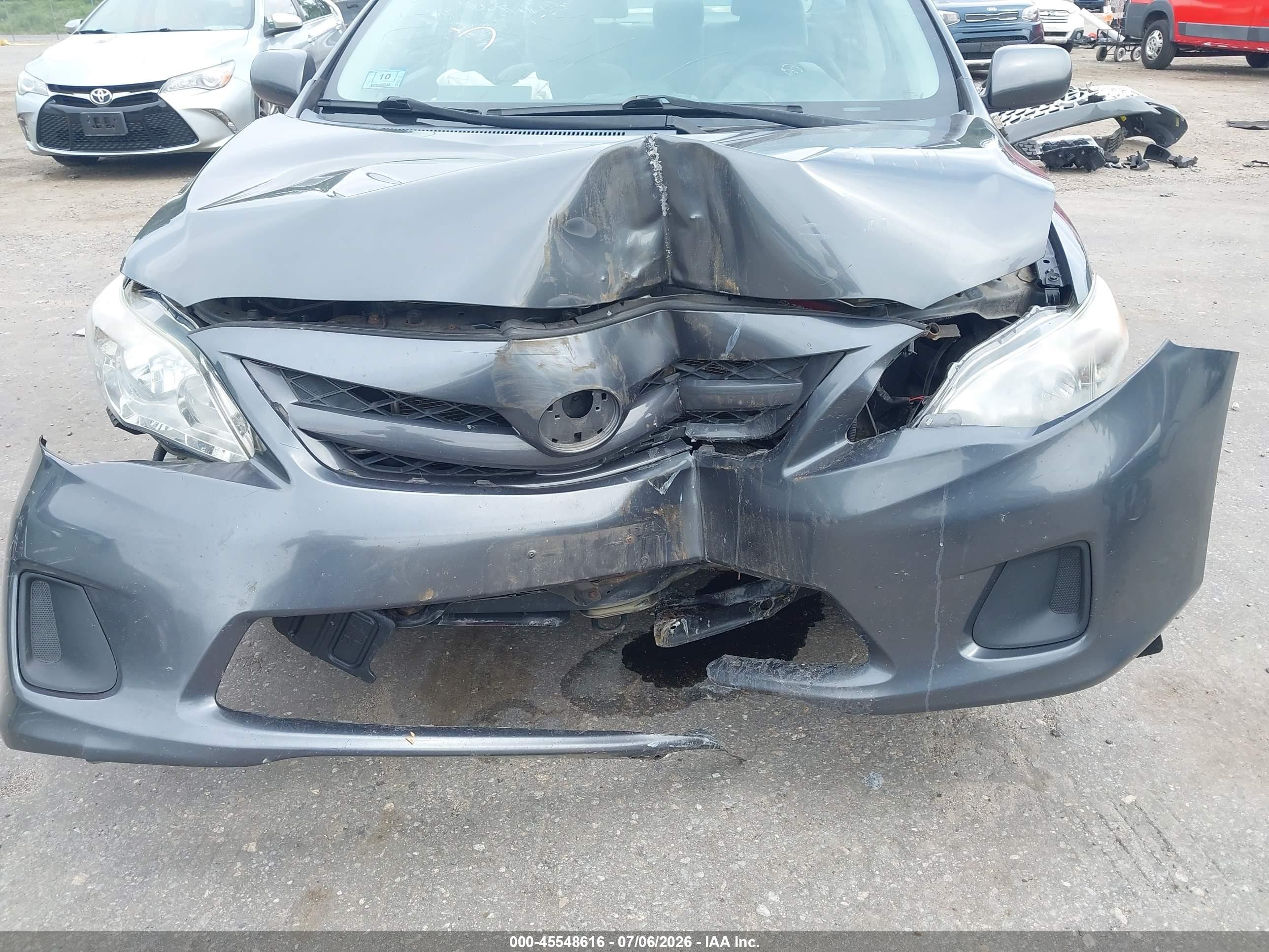 2012 Toyota Corolla Le Gray vin: 2T1BU4EE7CC912644