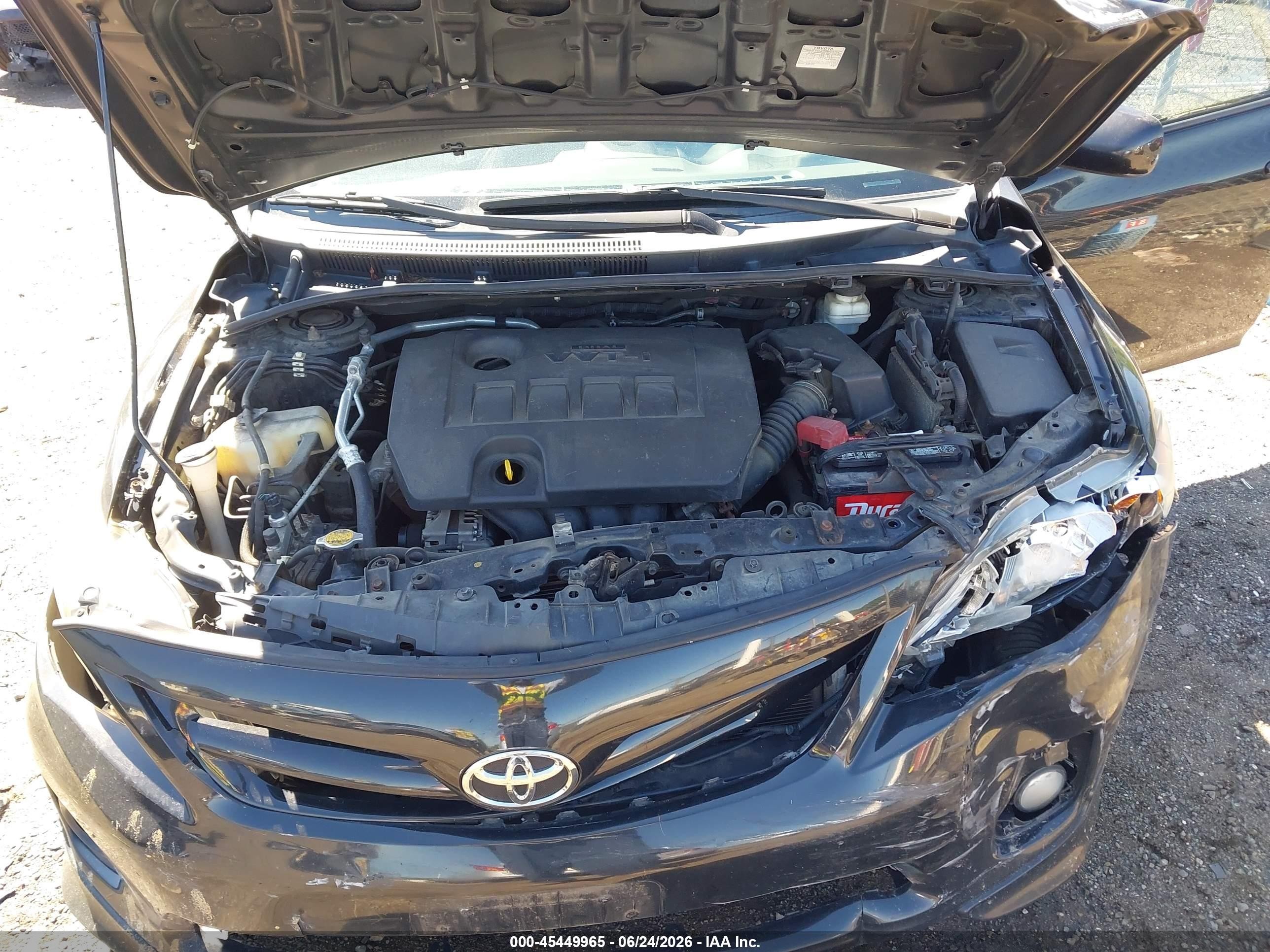 2012 Toyota Corolla S Black vin: 2T1BU4EE7CC912742
