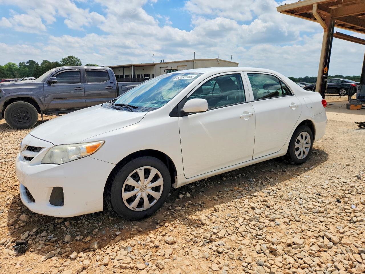 2012 Toyota Corolla L White vin: 2T1BU4EE7CC916337