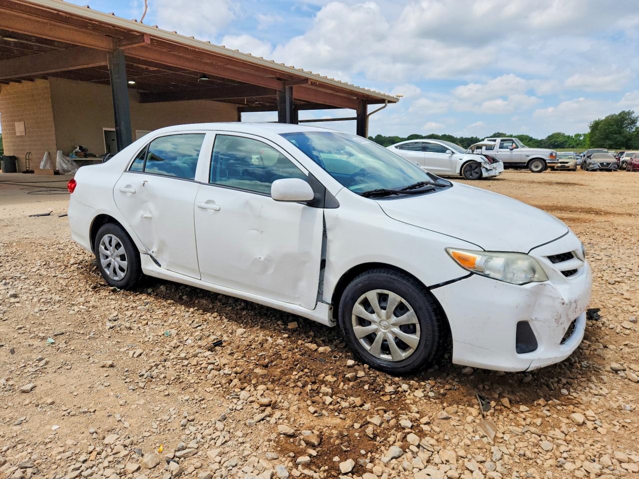 2012 Toyota Corolla L White vin: 2T1BU4EE7CC916337