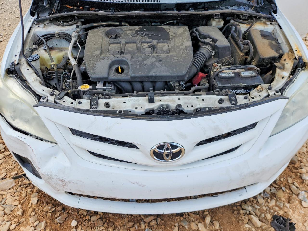 2012 Toyota Corolla L White vin: 2T1BU4EE7CC916337