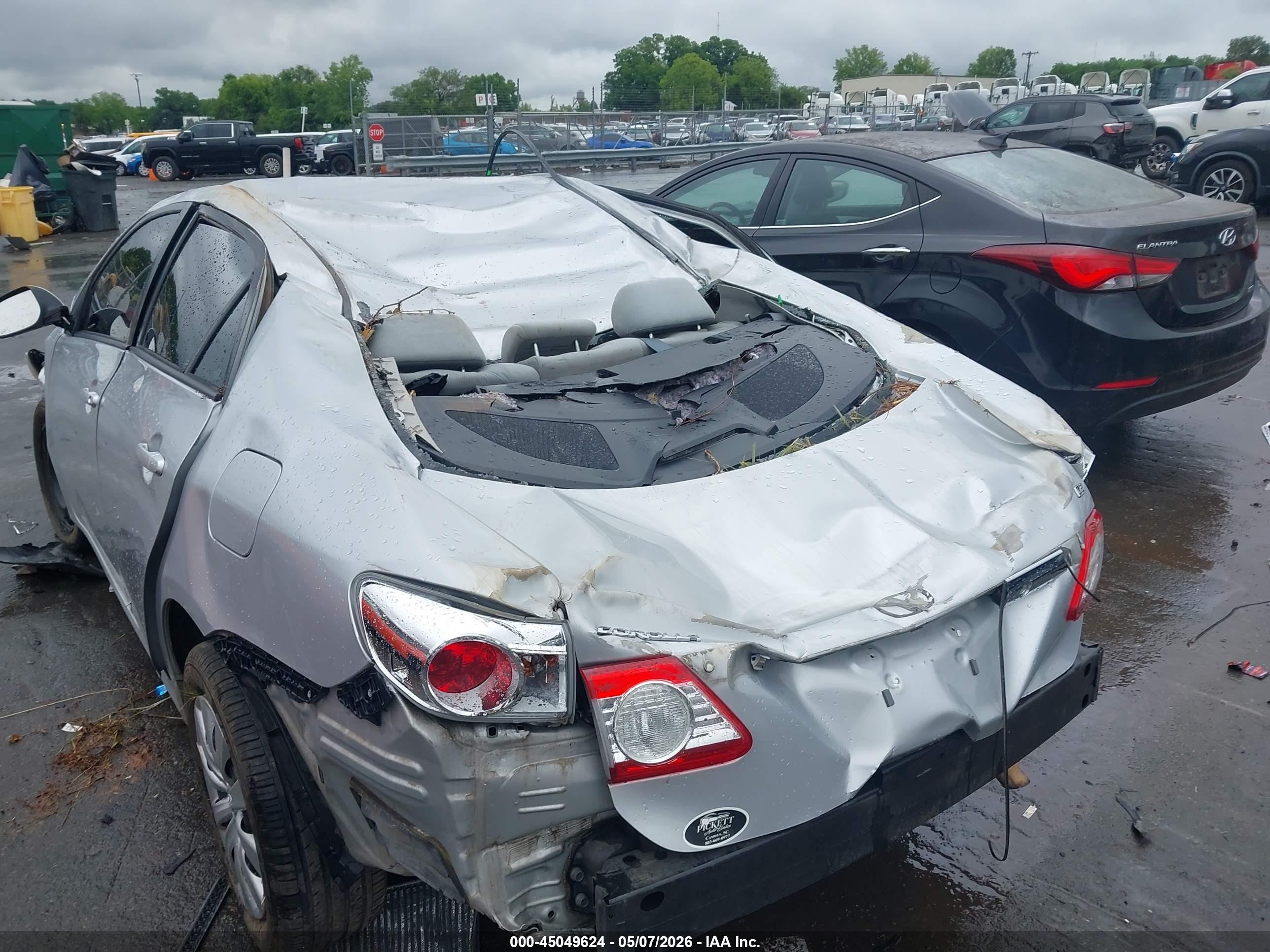 2012 Toyota Corolla Le Silver vin: 2T1BU4EE7CC917438
