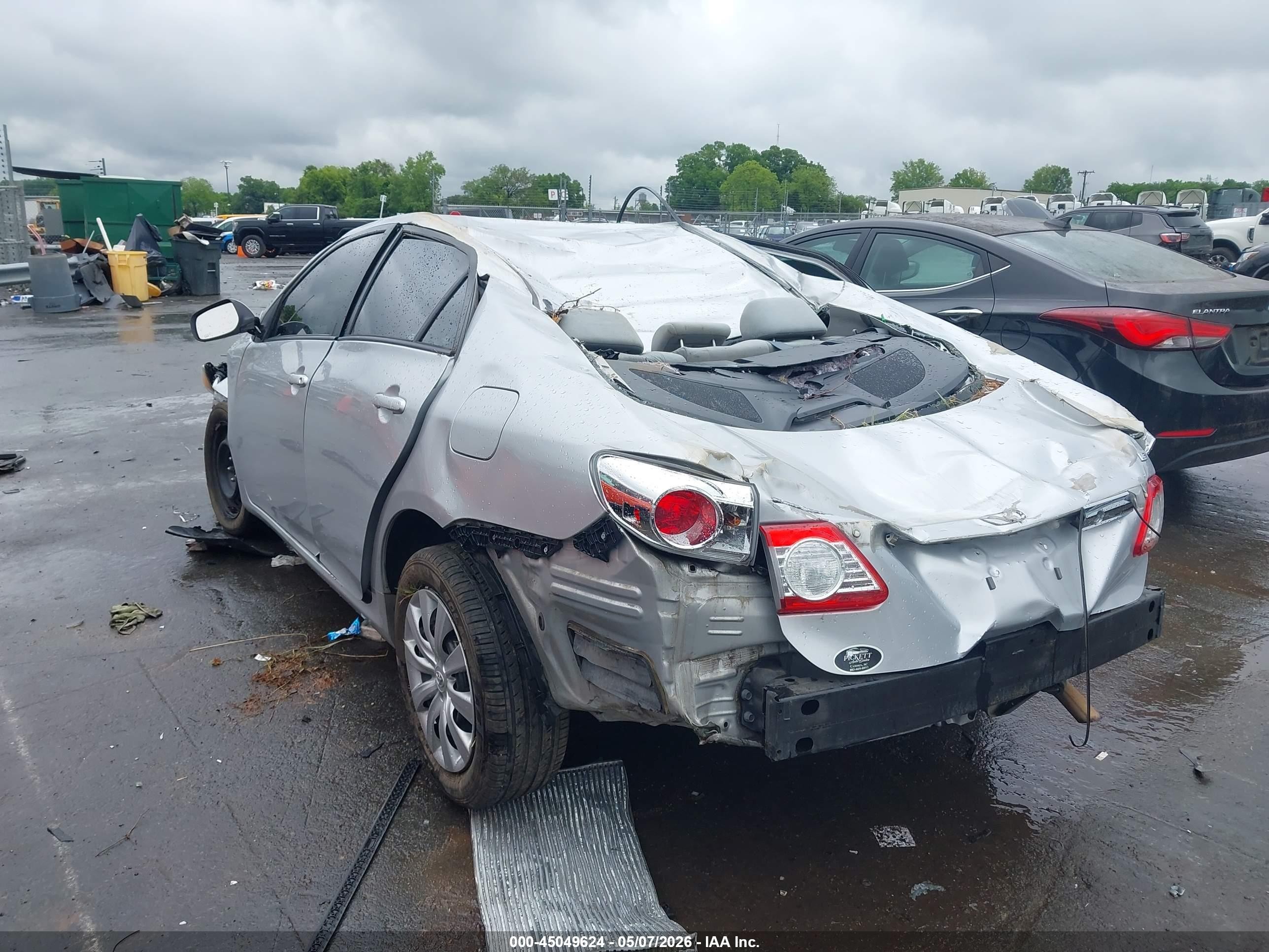 2012 Toyota Corolla Le Silver vin: 2T1BU4EE7CC917438