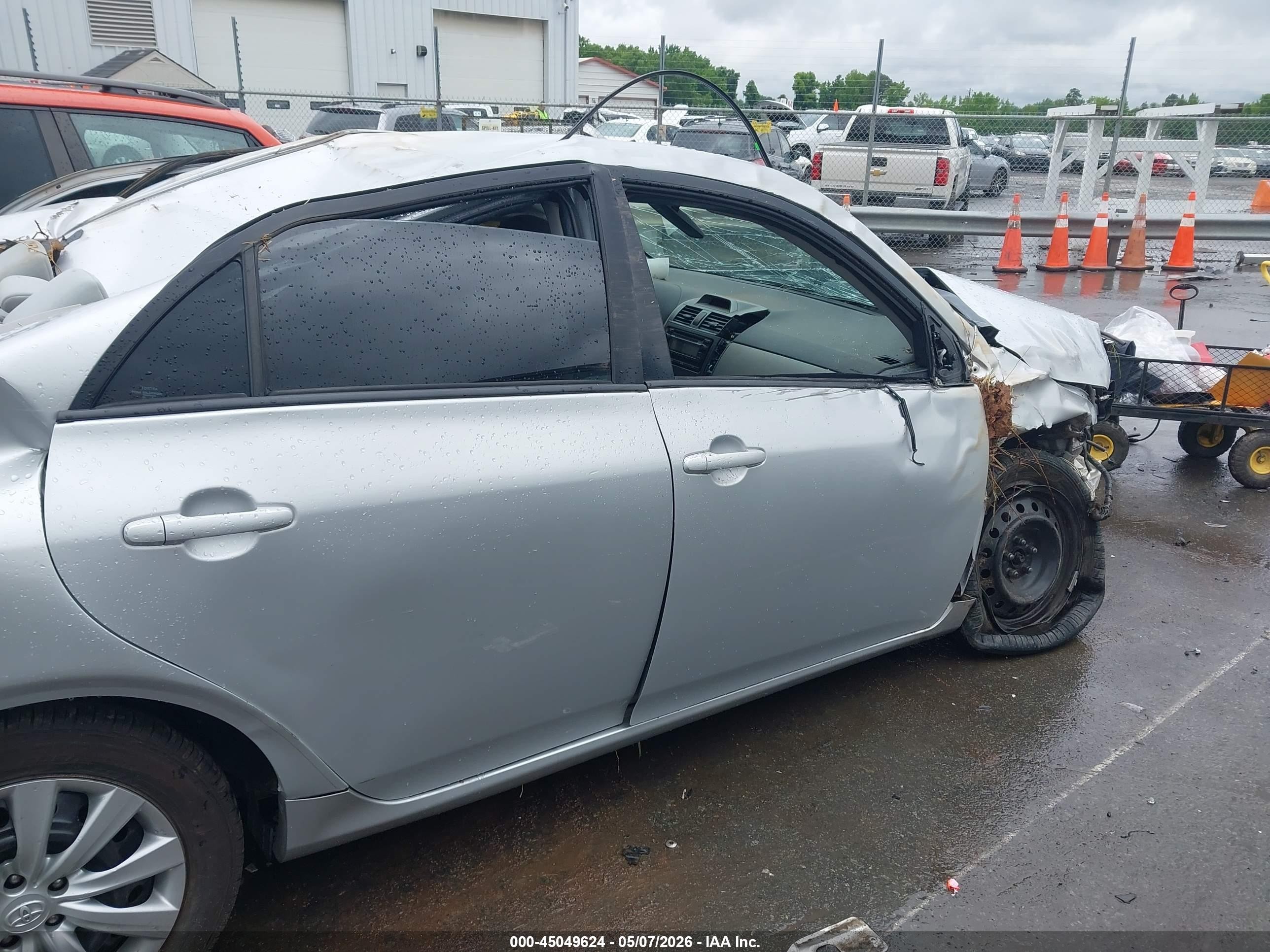 2012 Toyota Corolla Le Silver vin: 2T1BU4EE7CC917438
