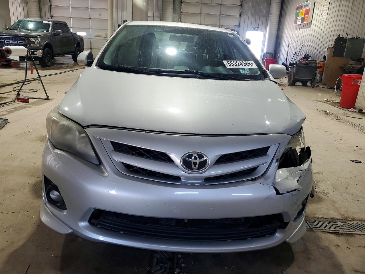 2013 Toyota Corolla S Silver vin: 2T1BU4EE7DC009525