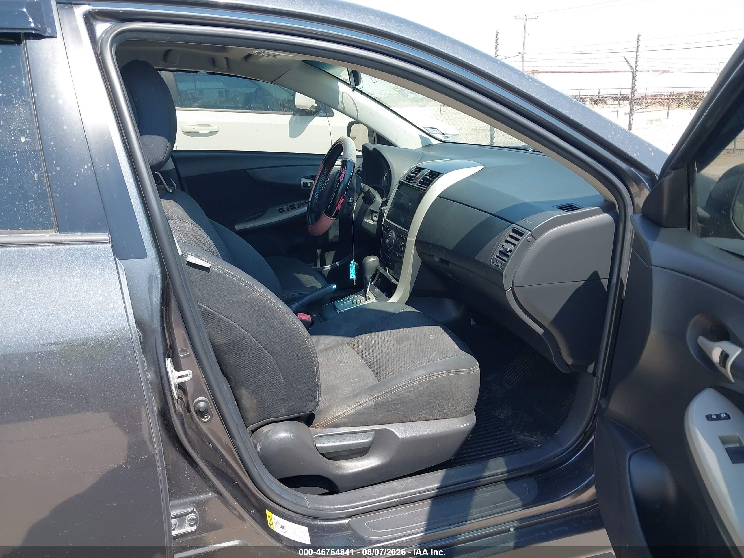 2013 Toyota Corolla S Gray vin: 2T1BU4EE7DC012926