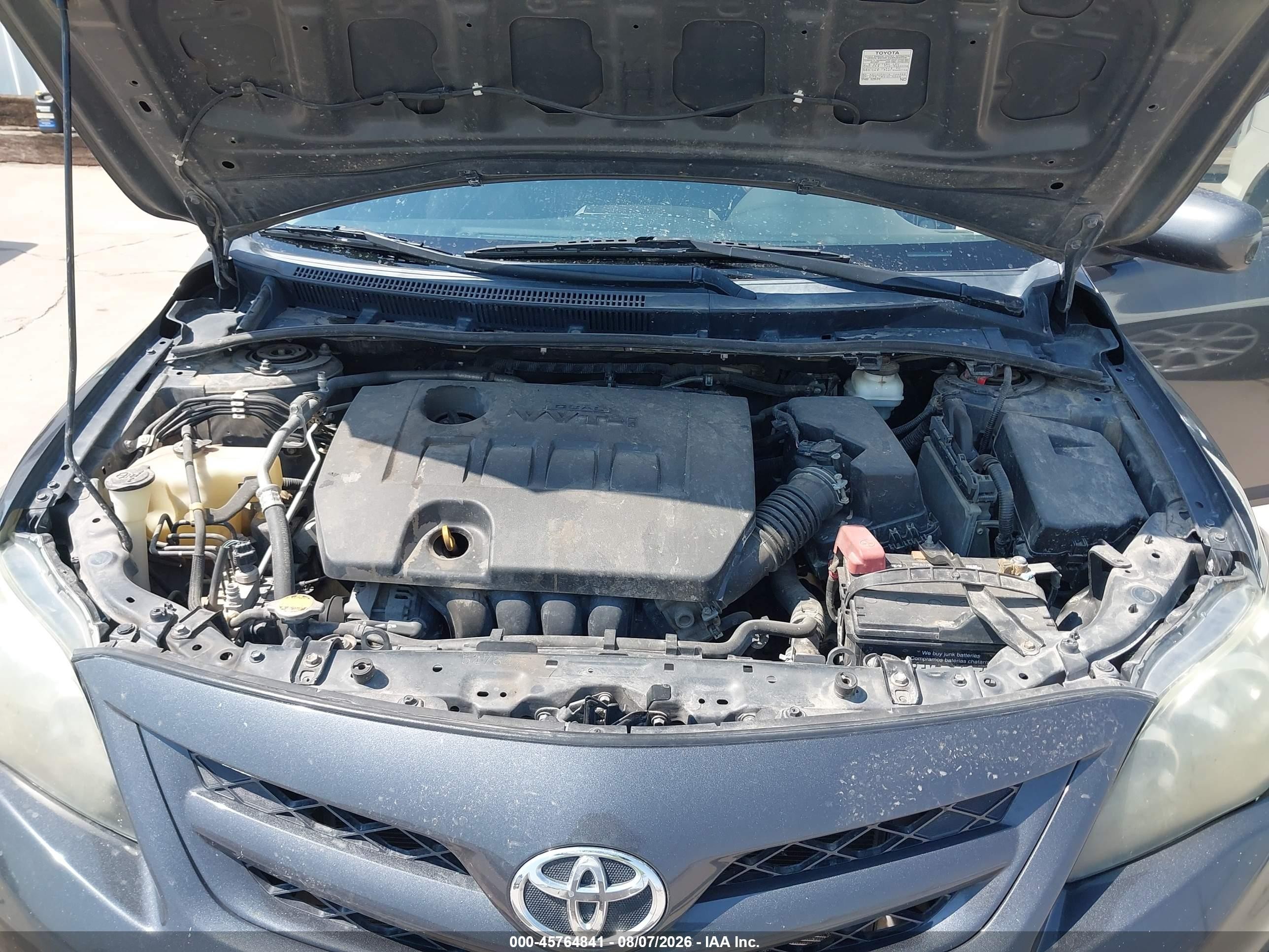 2013 Toyota Corolla S Gray vin: 2T1BU4EE7DC012926