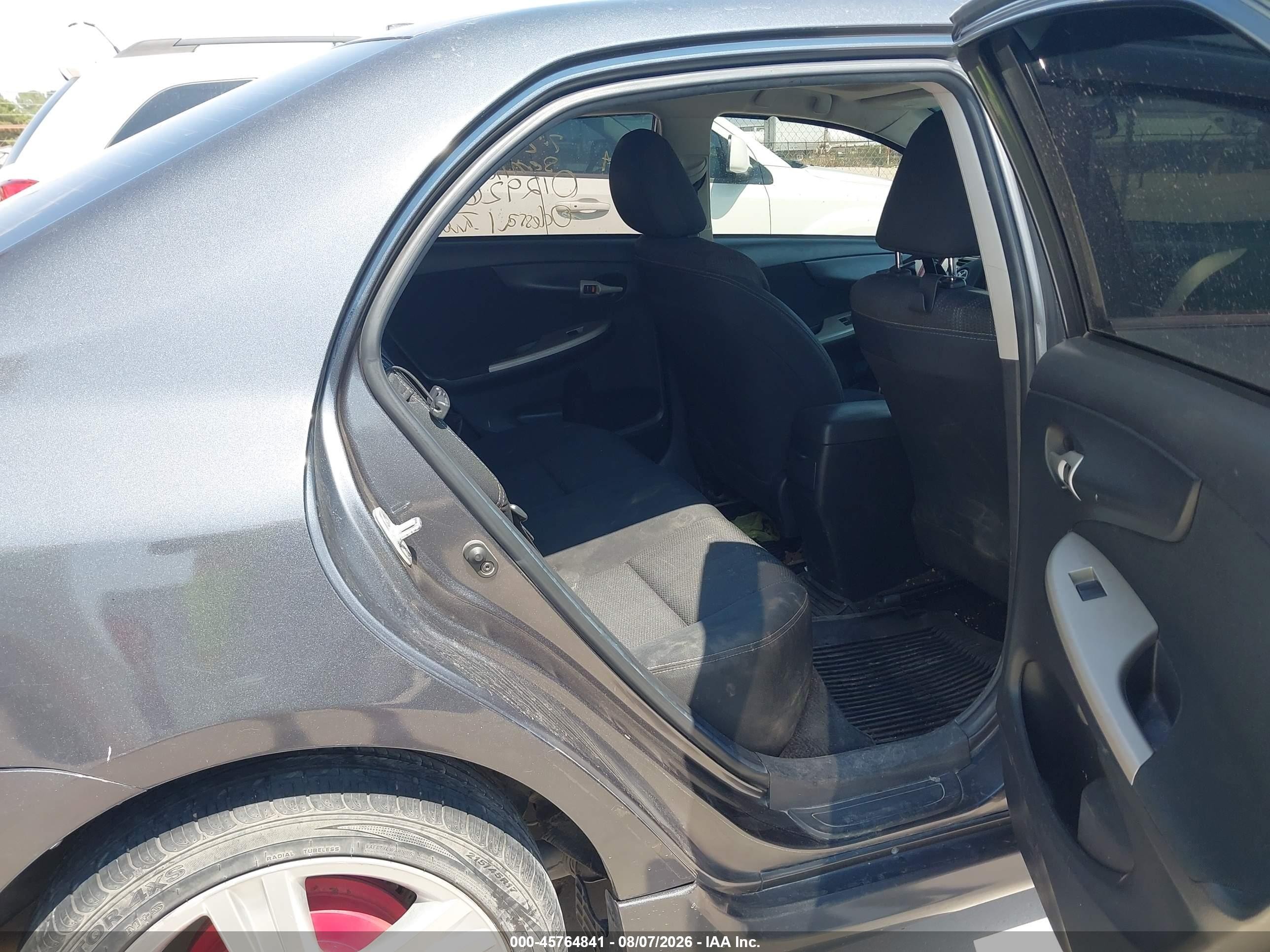 2013 Toyota Corolla S Gray vin: 2T1BU4EE7DC012926