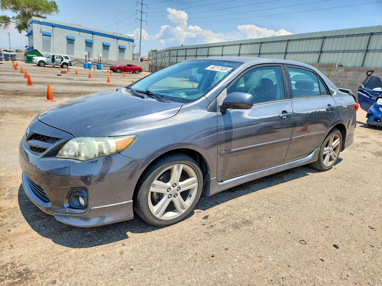 2013 Toyota Corolla S Gray vin: 2T1BU4EE7DC030858