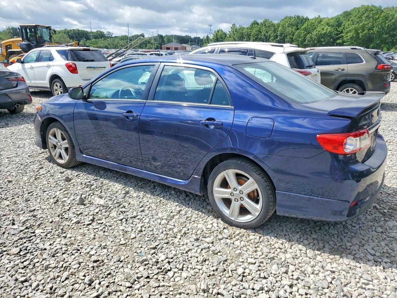 2013 Toyota Corolla S Blue vin: 2T1BU4EE7DC040242