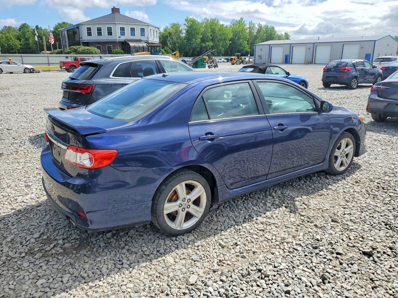2013 Toyota Corolla S Blue vin: 2T1BU4EE7DC040242