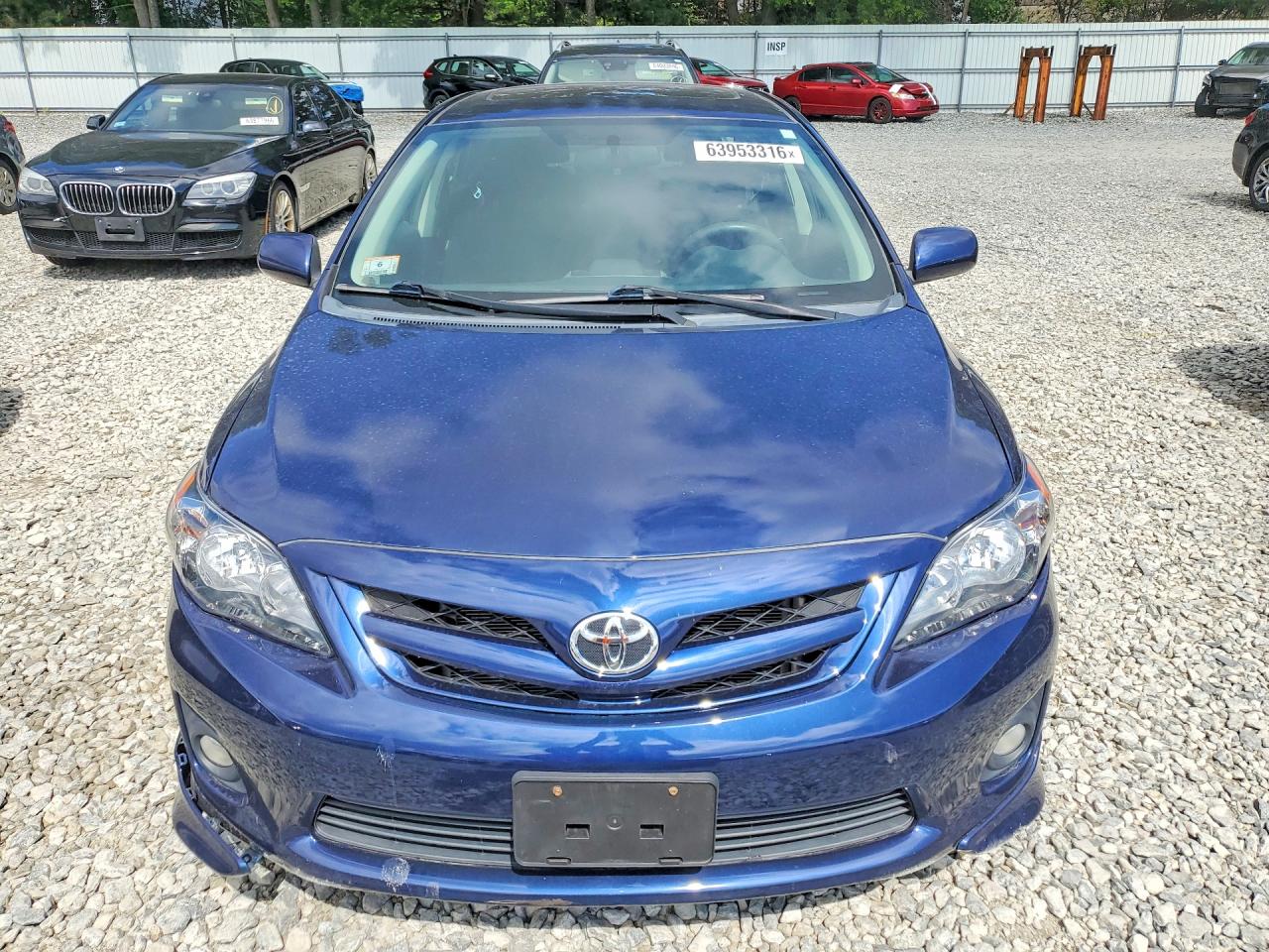 2013 Toyota Corolla S Blue vin: 2T1BU4EE7DC040242