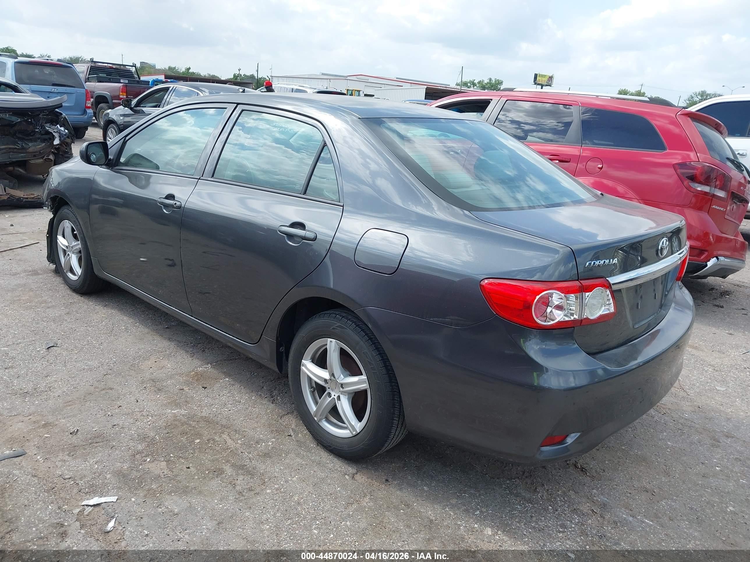 2013 Toyota Corolla L Gray vin: 2T1BU4EE7DC064122