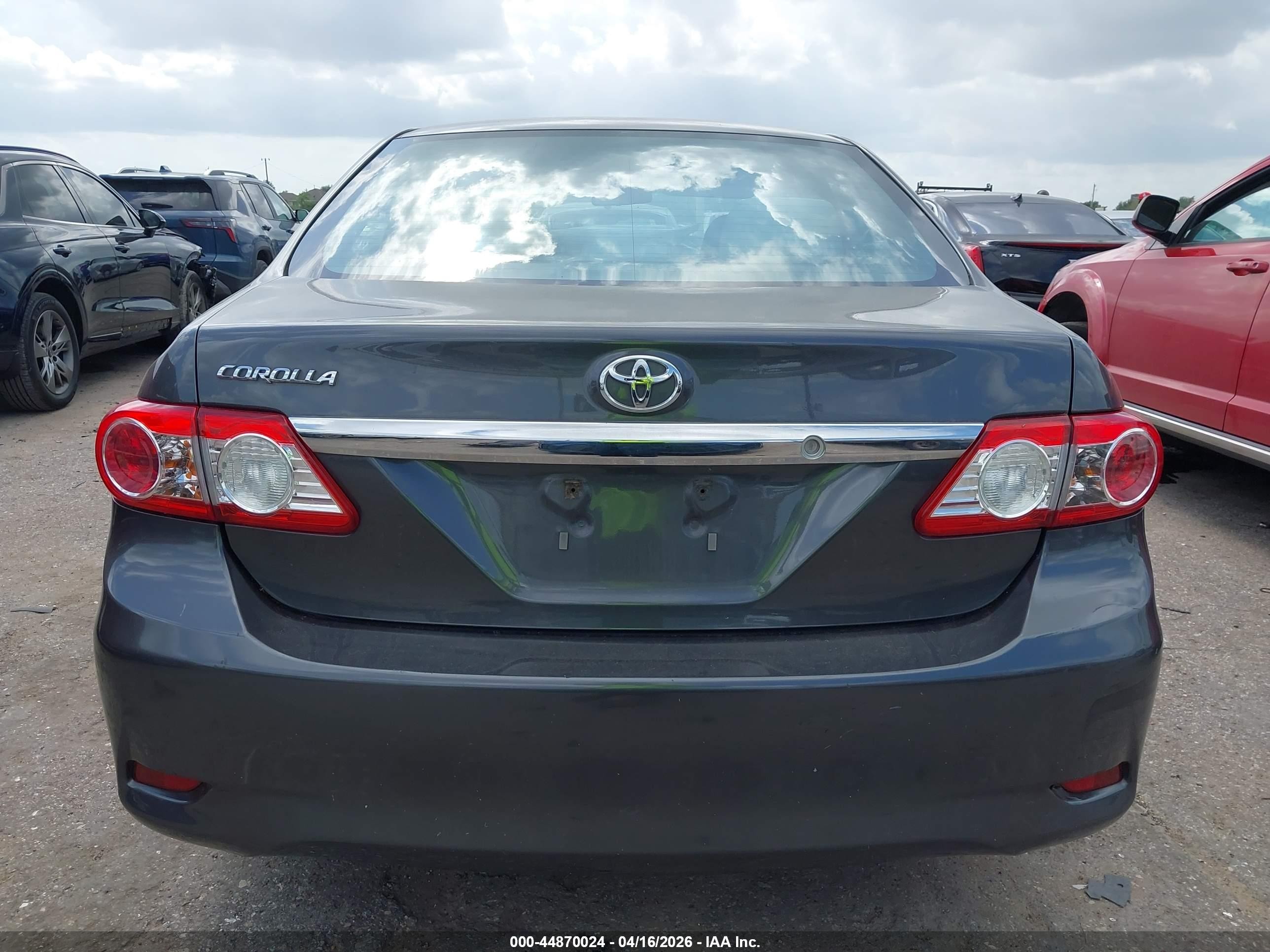 2013 Toyota Corolla L Gray vin: 2T1BU4EE7DC064122