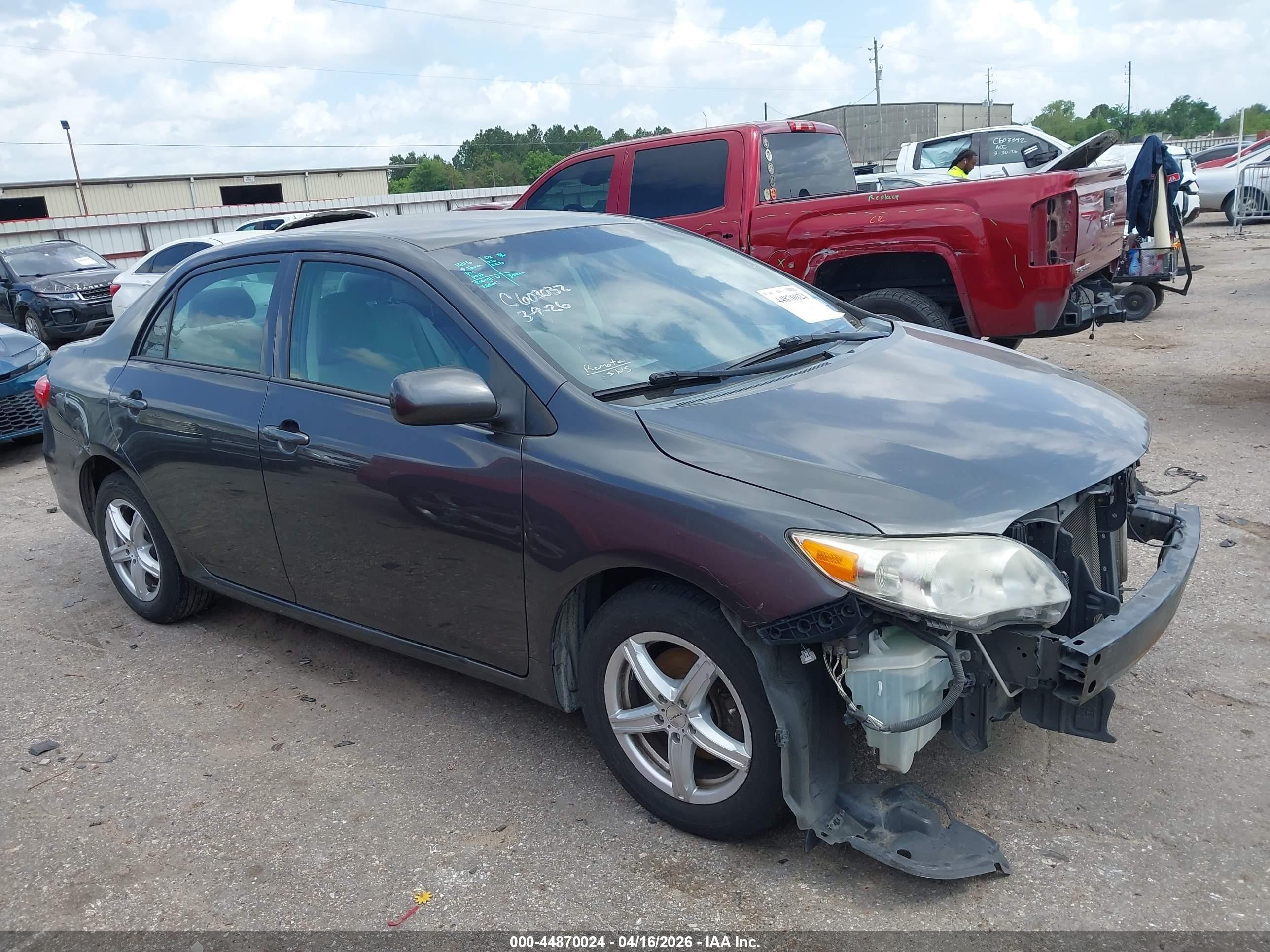 2013 Toyota Corolla L Gray vin: 2T1BU4EE7DC064122