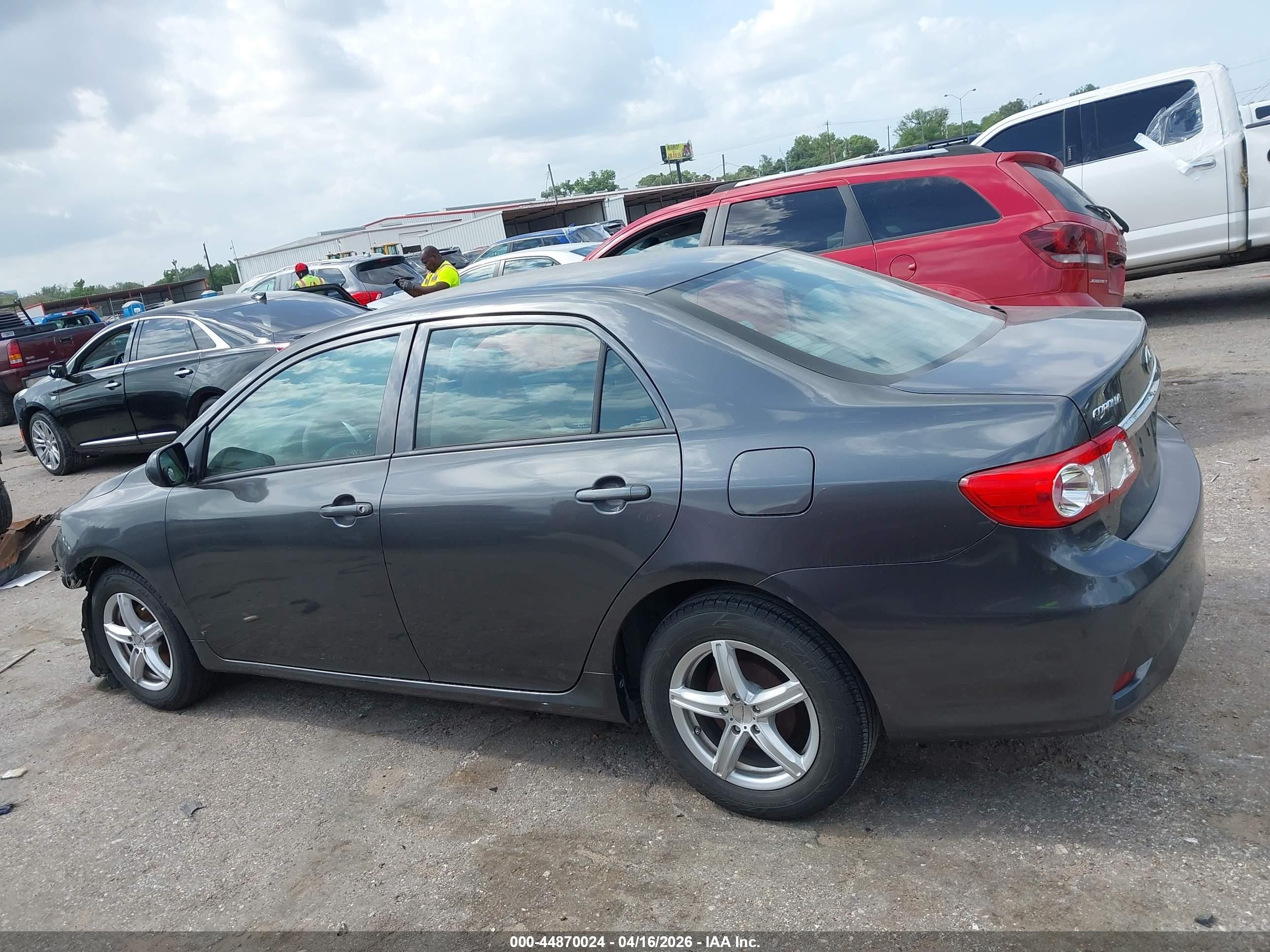 2013 Toyota Corolla L Gray vin: 2T1BU4EE7DC064122