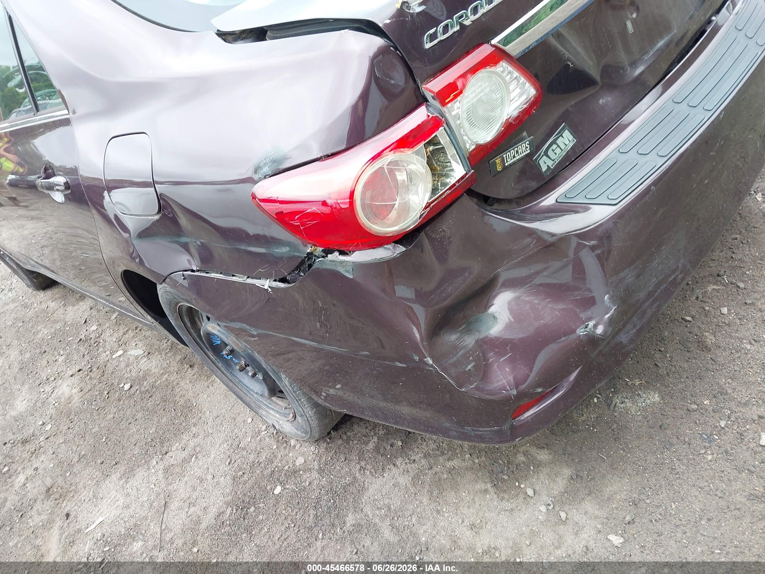 2013 Toyota Corolla Le Special Edition Purple vin: 2T1BU4EE7DC072432