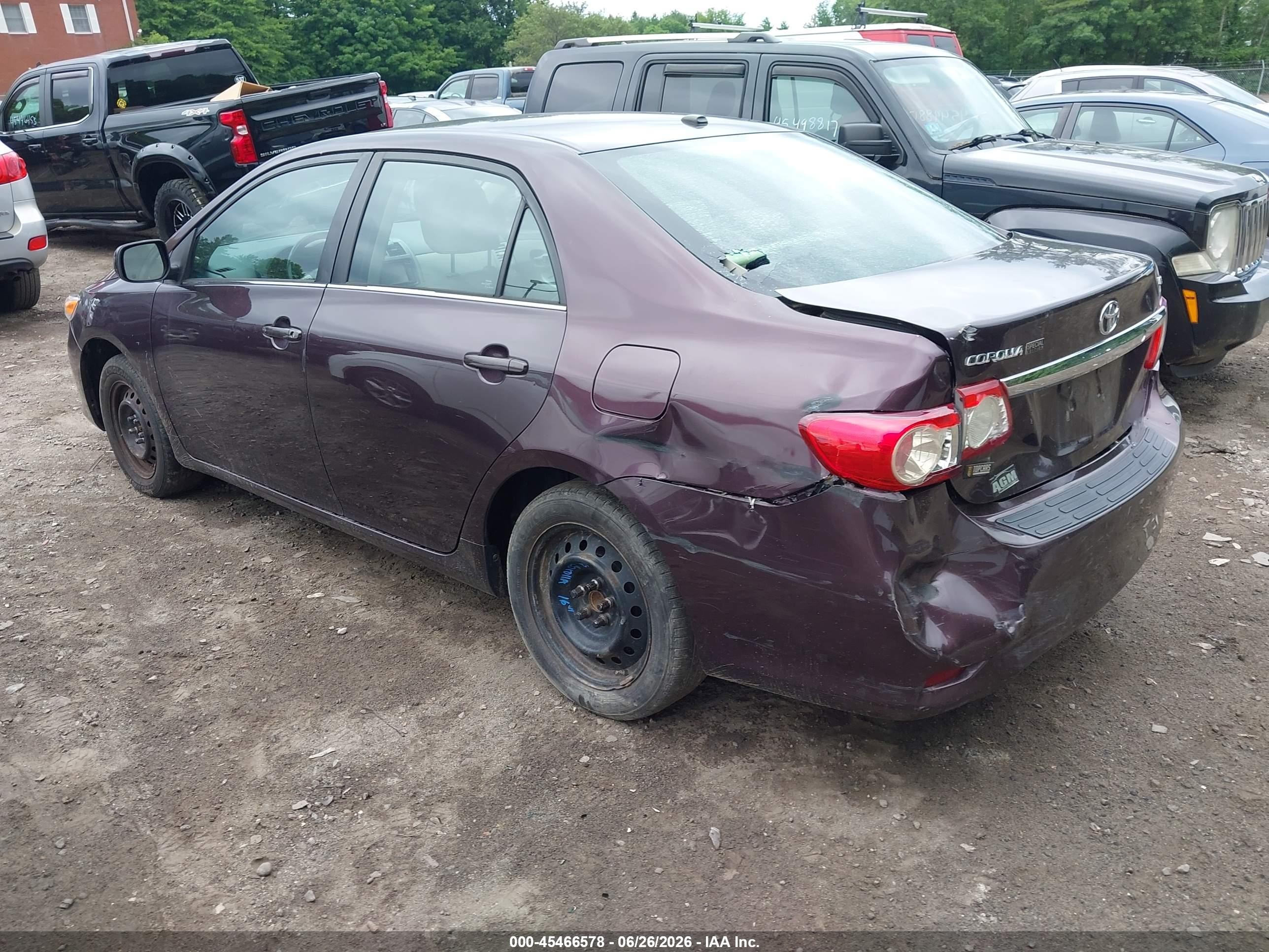 2013 Toyota Corolla Le Special Edition Purple vin: 2T1BU4EE7DC072432