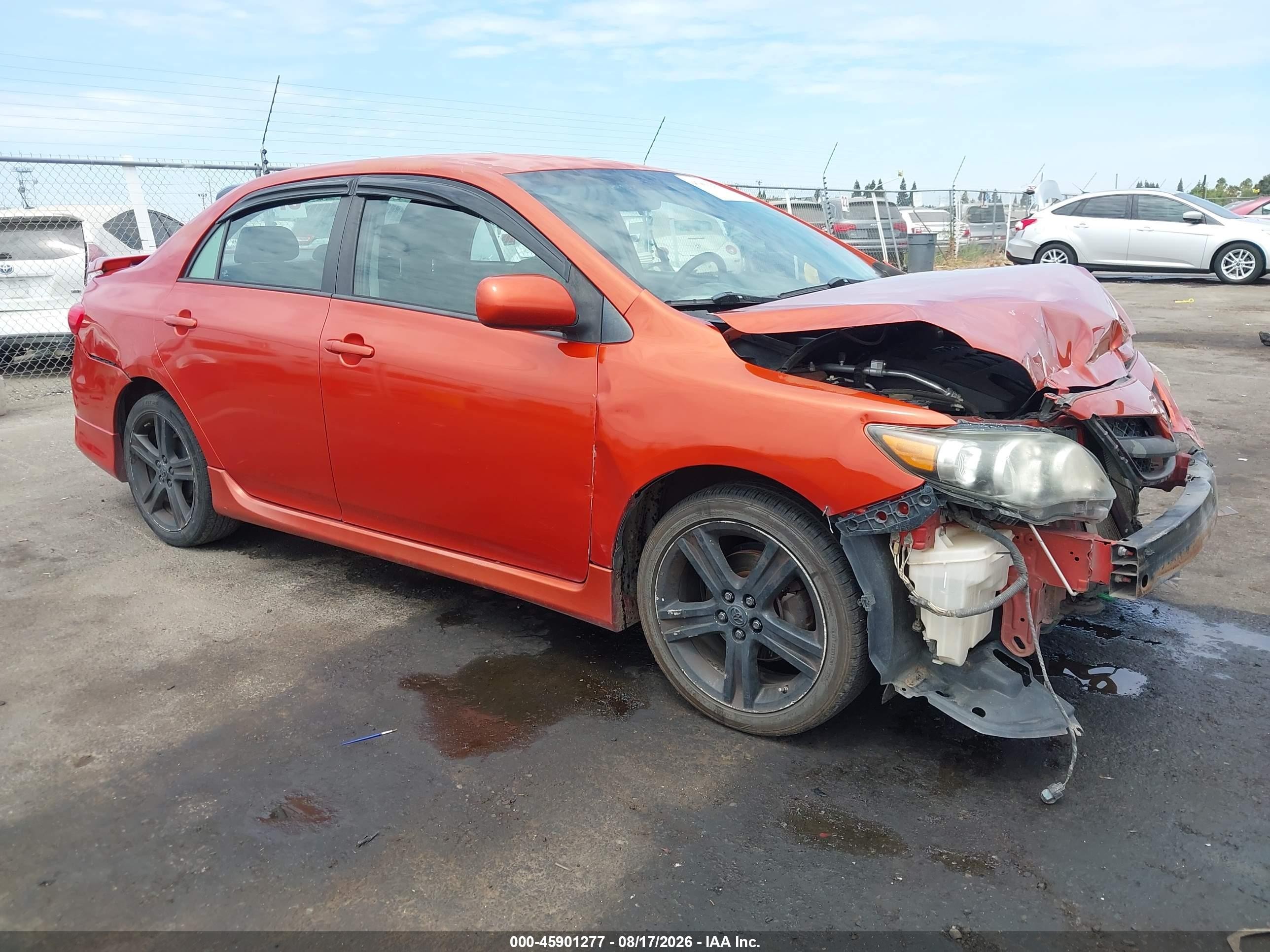 2013 Toyota Corolla S Special Edition Orange vin: 2T1BU4EE7DC072785