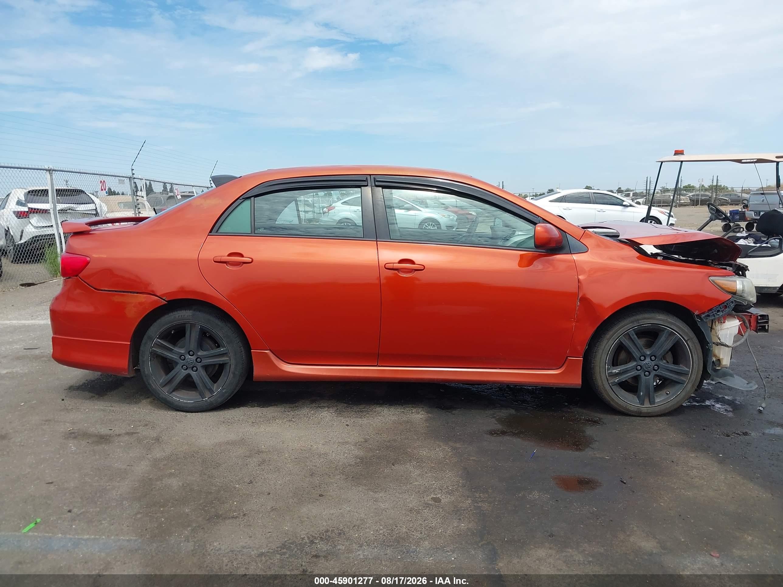 2013 Toyota Corolla S Special Edition Orange vin: 2T1BU4EE7DC072785