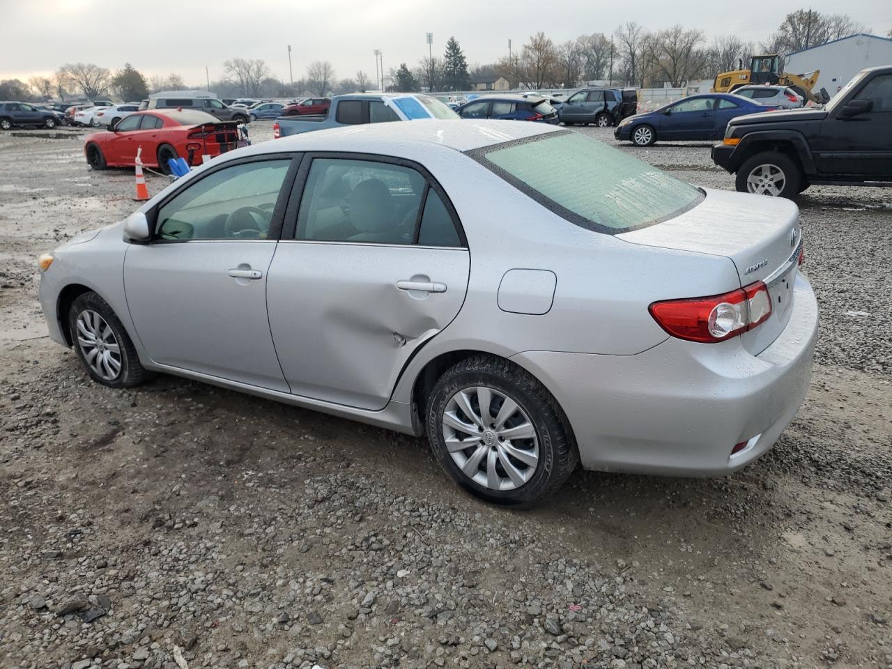 2013 Toyota Corolla Base Silver vin: 2T1BU4EE7DC085715