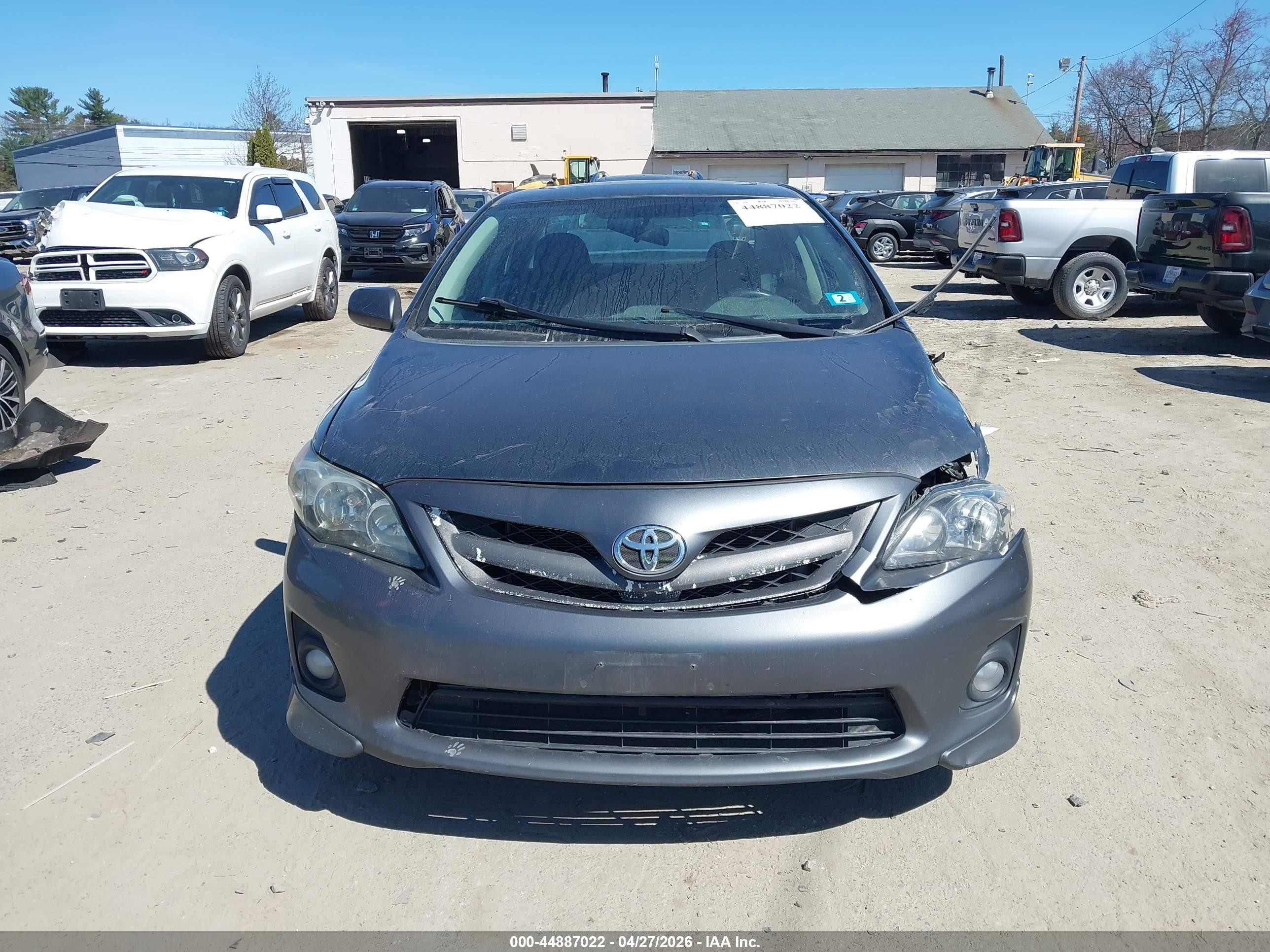2013 Toyota Corolla S Gray vin: 2T1BU4EE7DC106546