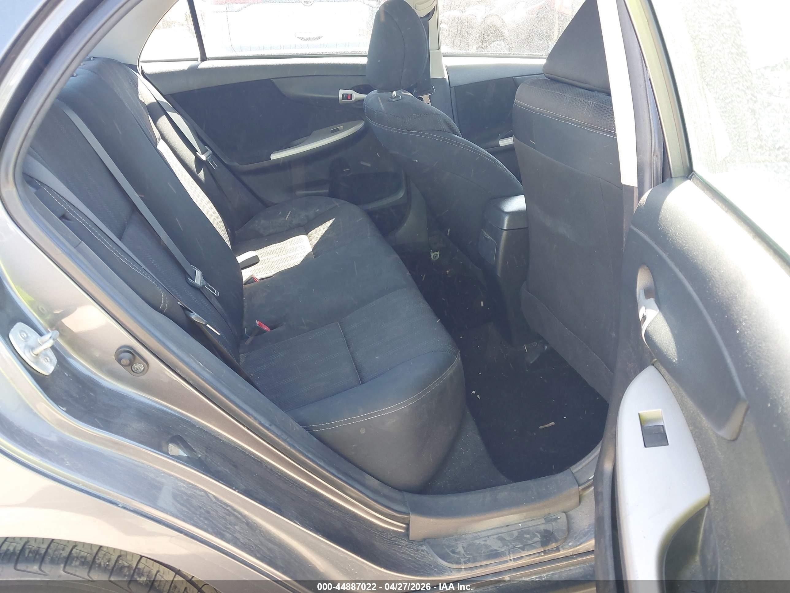 2013 Toyota Corolla S Gray vin: 2T1BU4EE7DC106546
