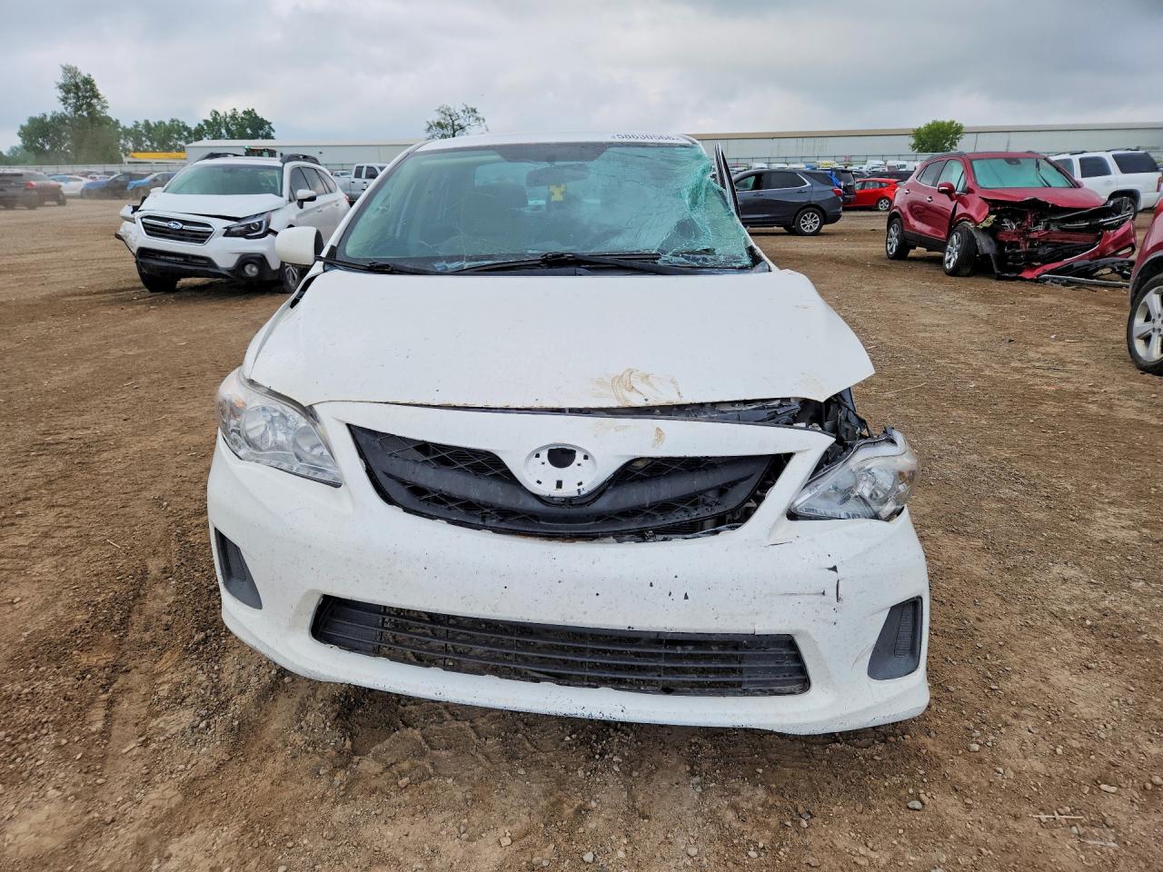 2013 Toyota Corolla L Белый vin: 2T1BU4EE7DC109284
